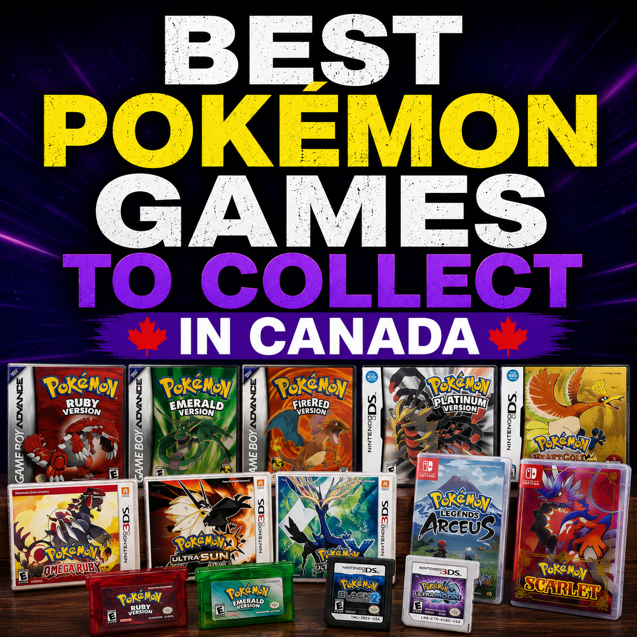 Best Pokémon Games to Collect in Canada