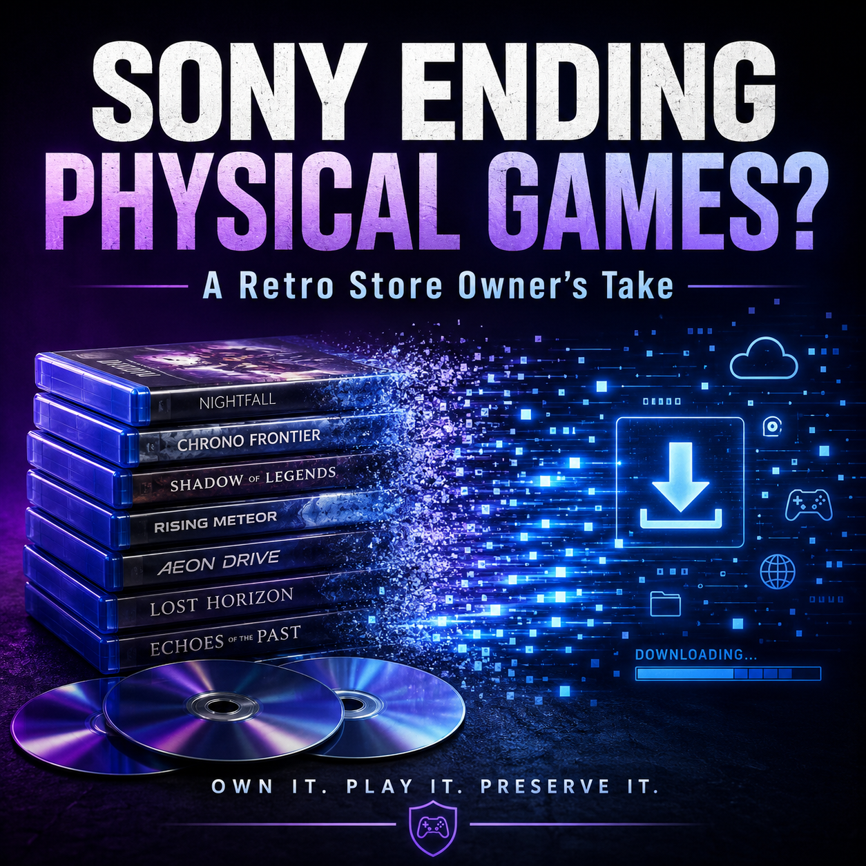 Sony Ending Physical PlayStation Games: A Retro Game Store Owner’s Take