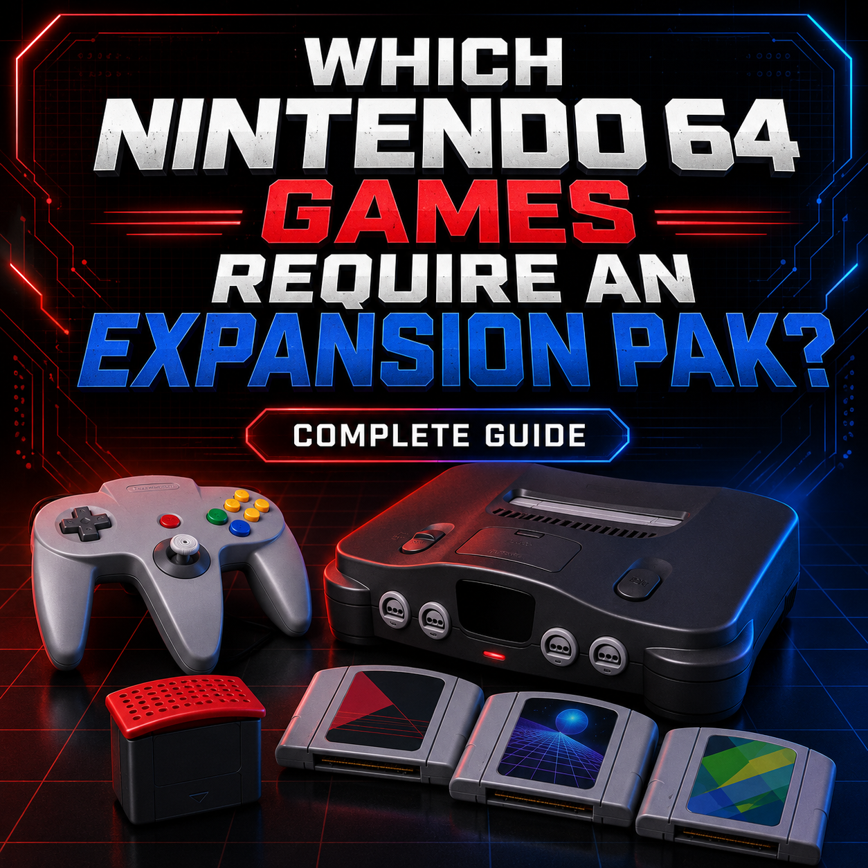 Which Nintendo 64 Games Require an Expansion Pak?