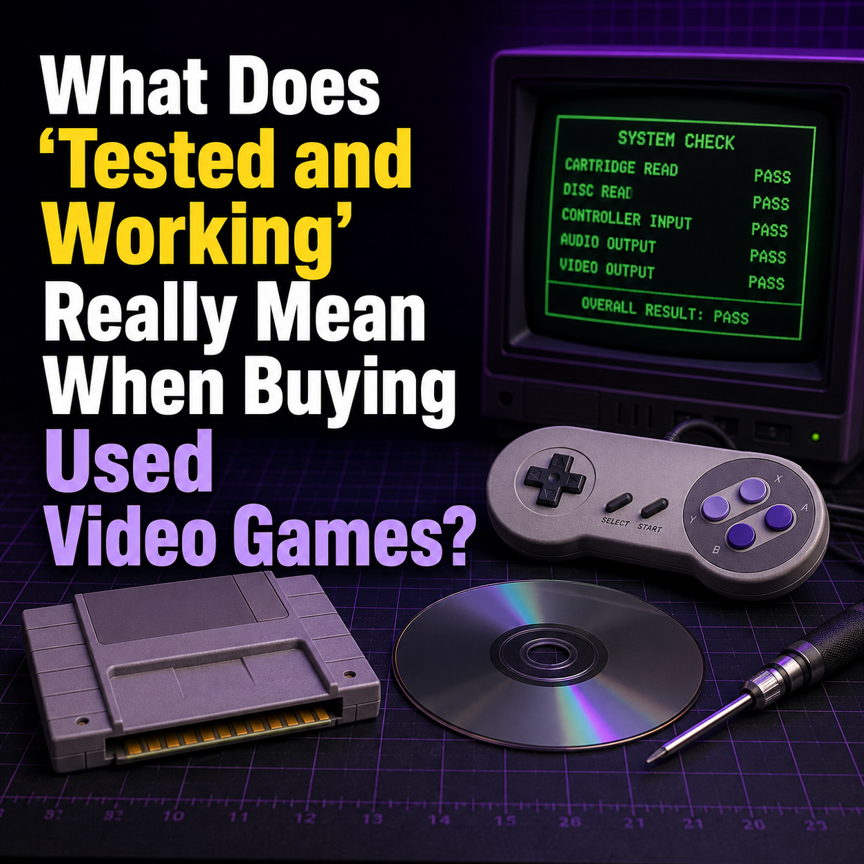 What Does “Tested and Working” Really Mean When Buying Used Video Games?