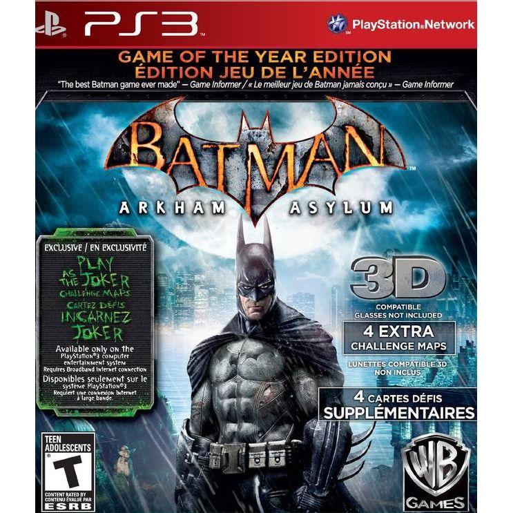 PS3 - Édition Jeu de l'année Batman Arkham Asylum