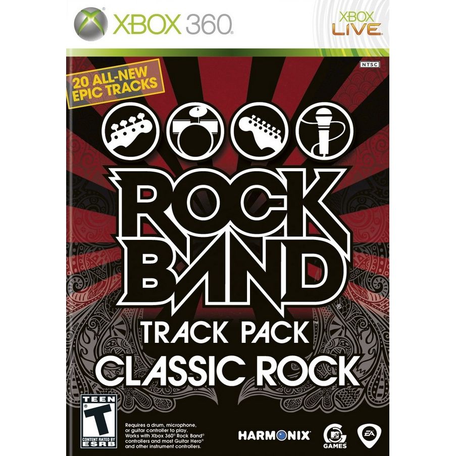XBOX 360 - Rock Band Track Pack Classic Rock