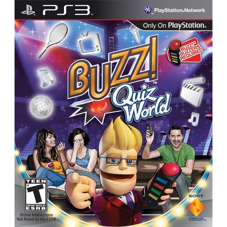 PS3 - Buzz! Quiz World (Game Only)