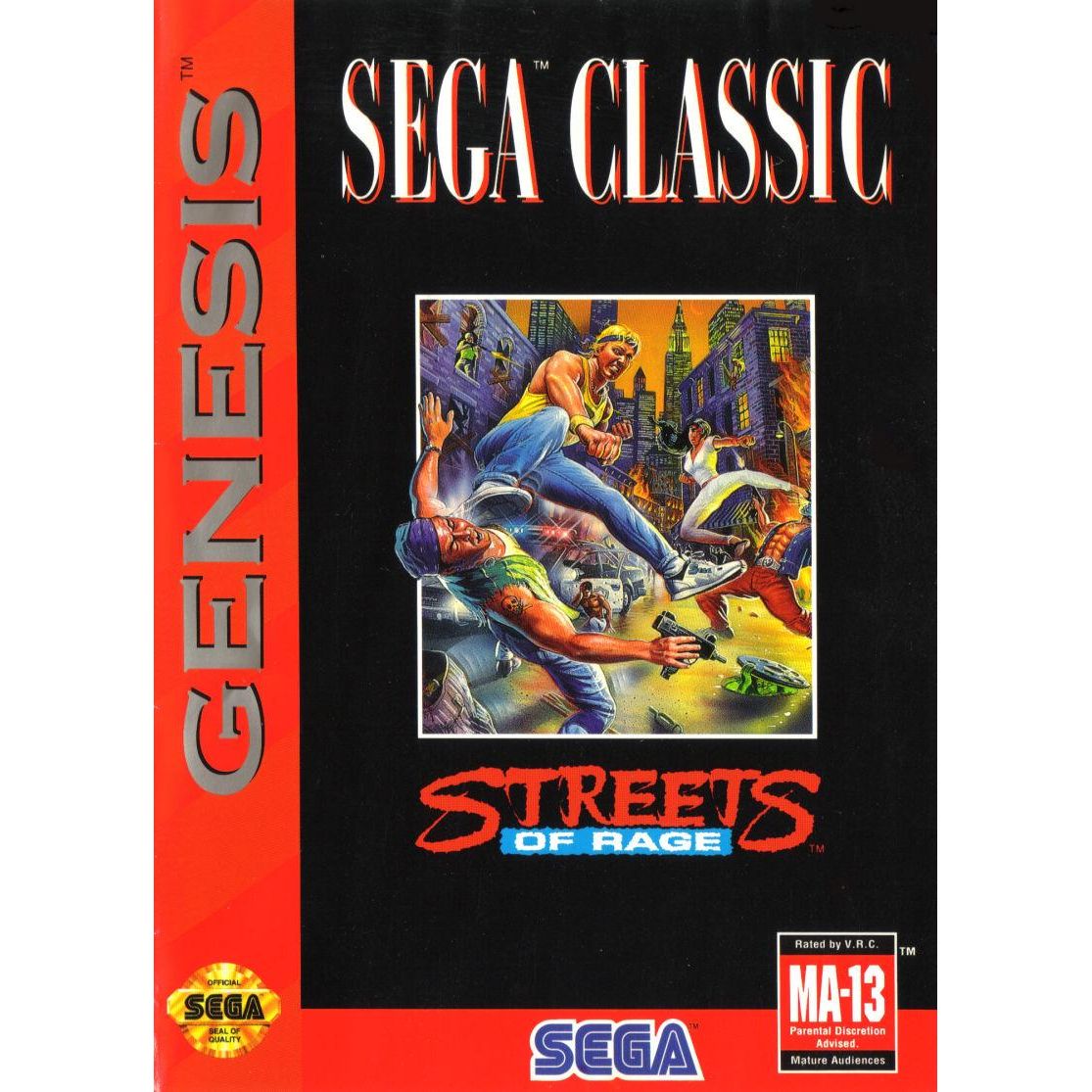 Genesis - Streets Of Rage (In Case / Sega Classic)