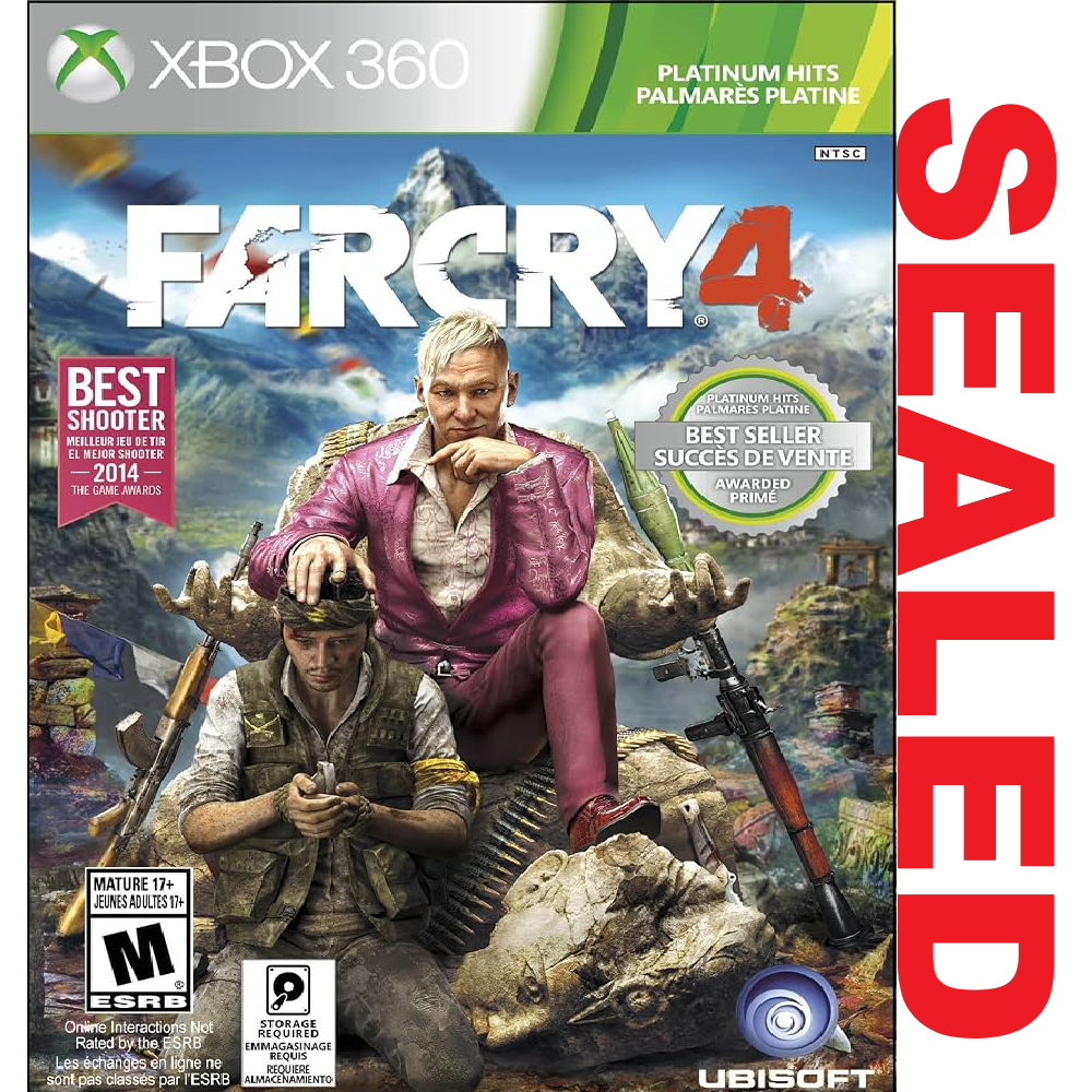 XBOX 360 - Far Cry 4 (Platinum Hits / Sealed)