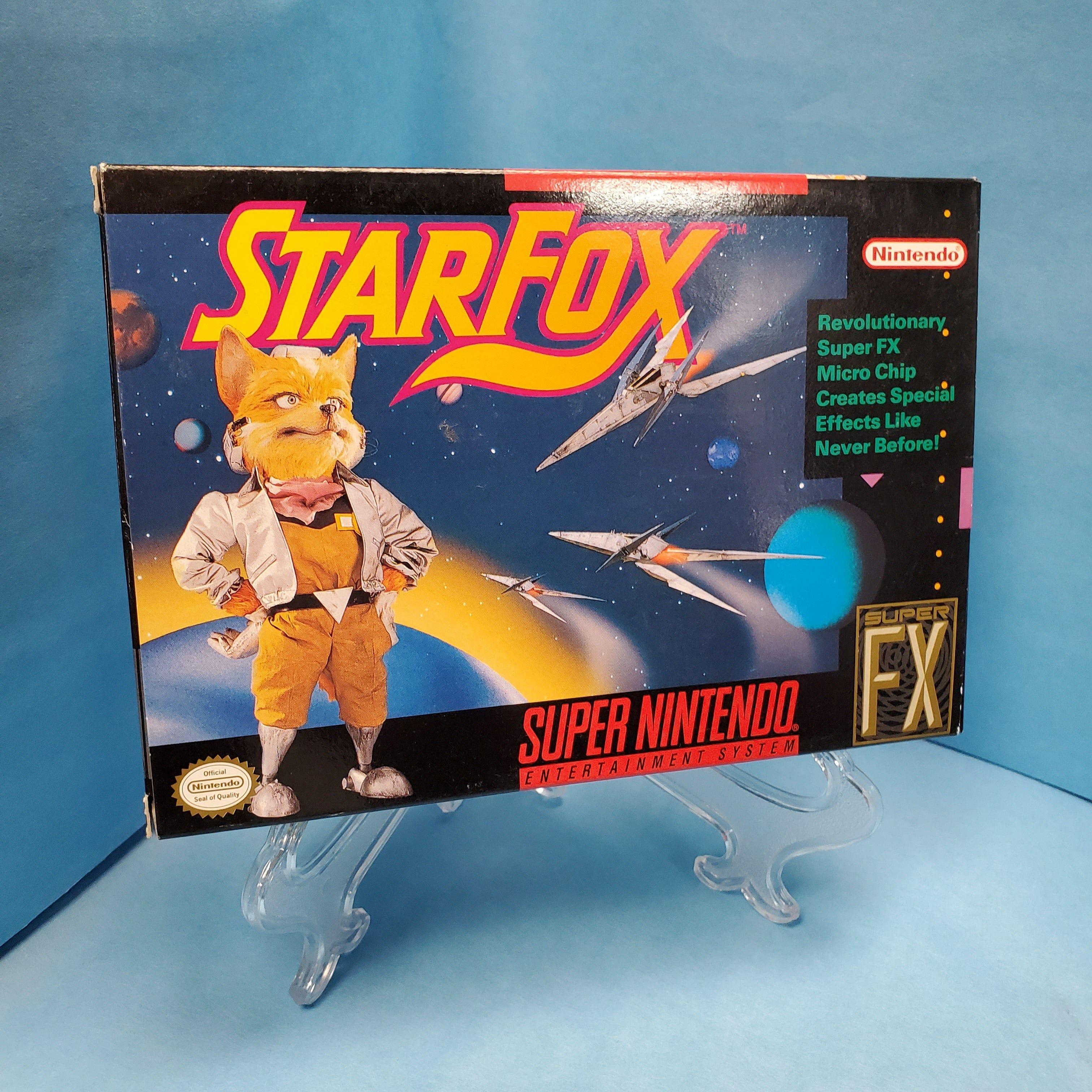 SNES - Star Fox (Complete in Box / A+ / With Manual)