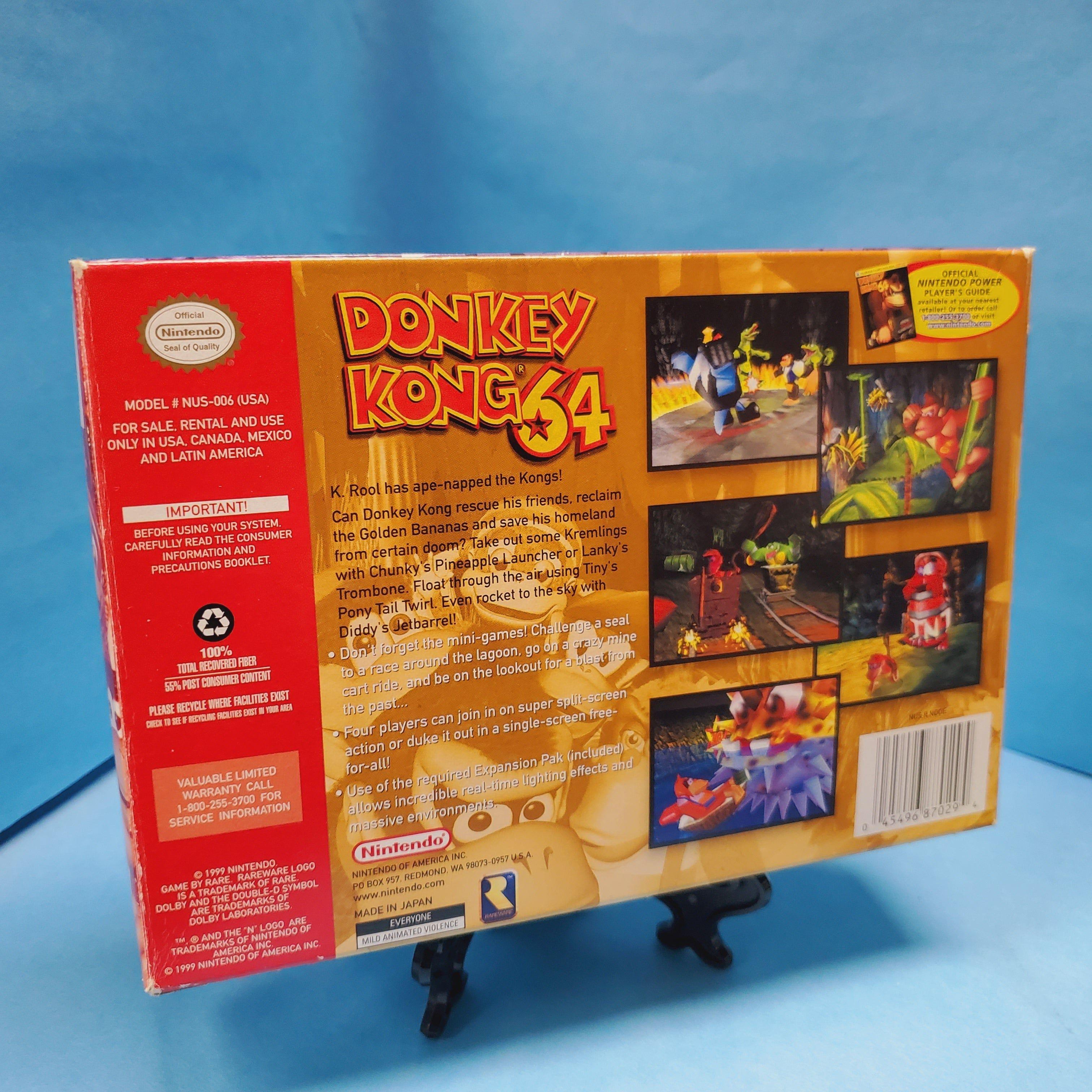 N64 - Donkey Kong 64 (Complete in Box / A / With Manual)
