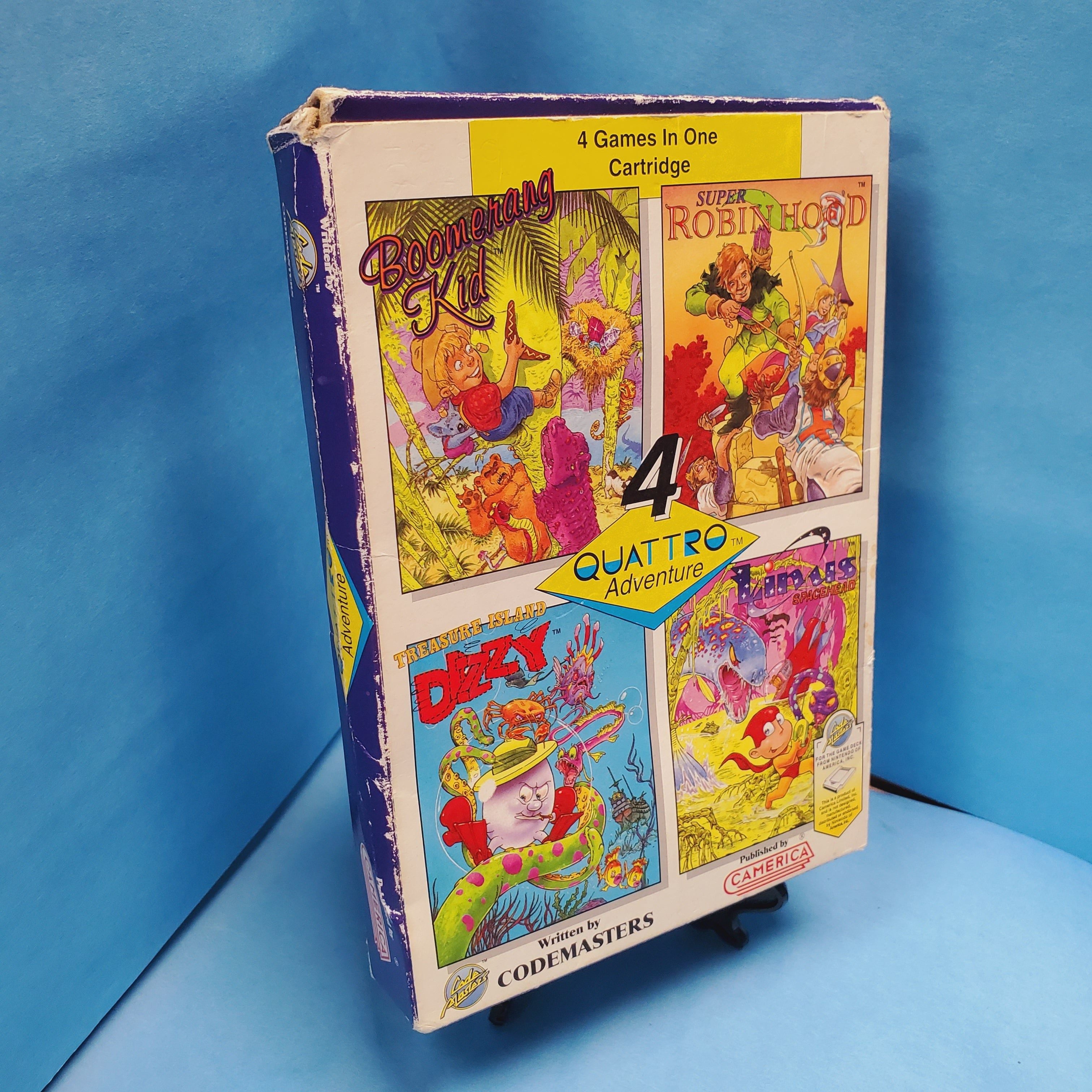 NES - 4 Quattro Adventure (Complet en Boite / B / Pas de Manuel)