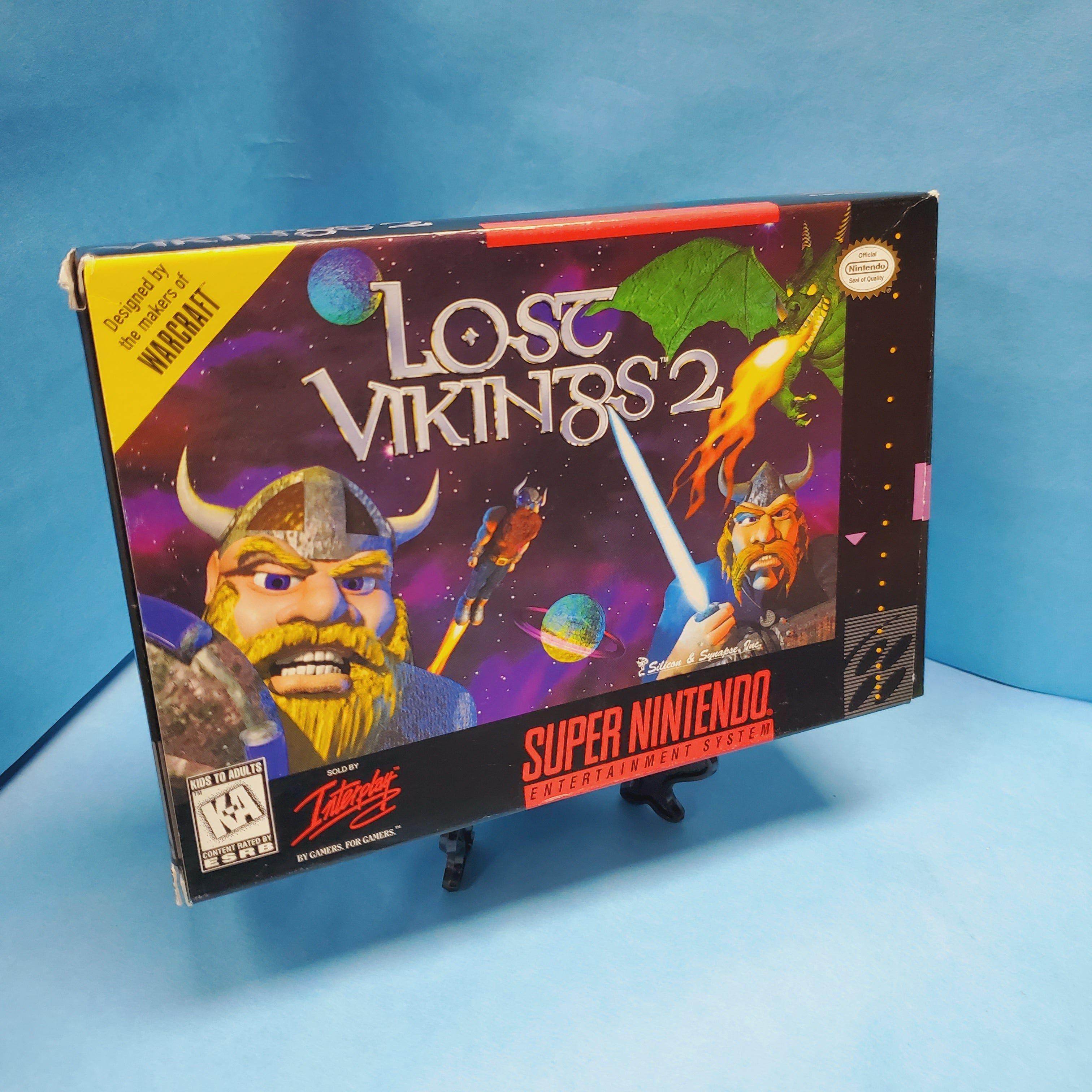 SNES - Lost Vikings 2 (Complet en Boite / A+ / Avec Manuel)