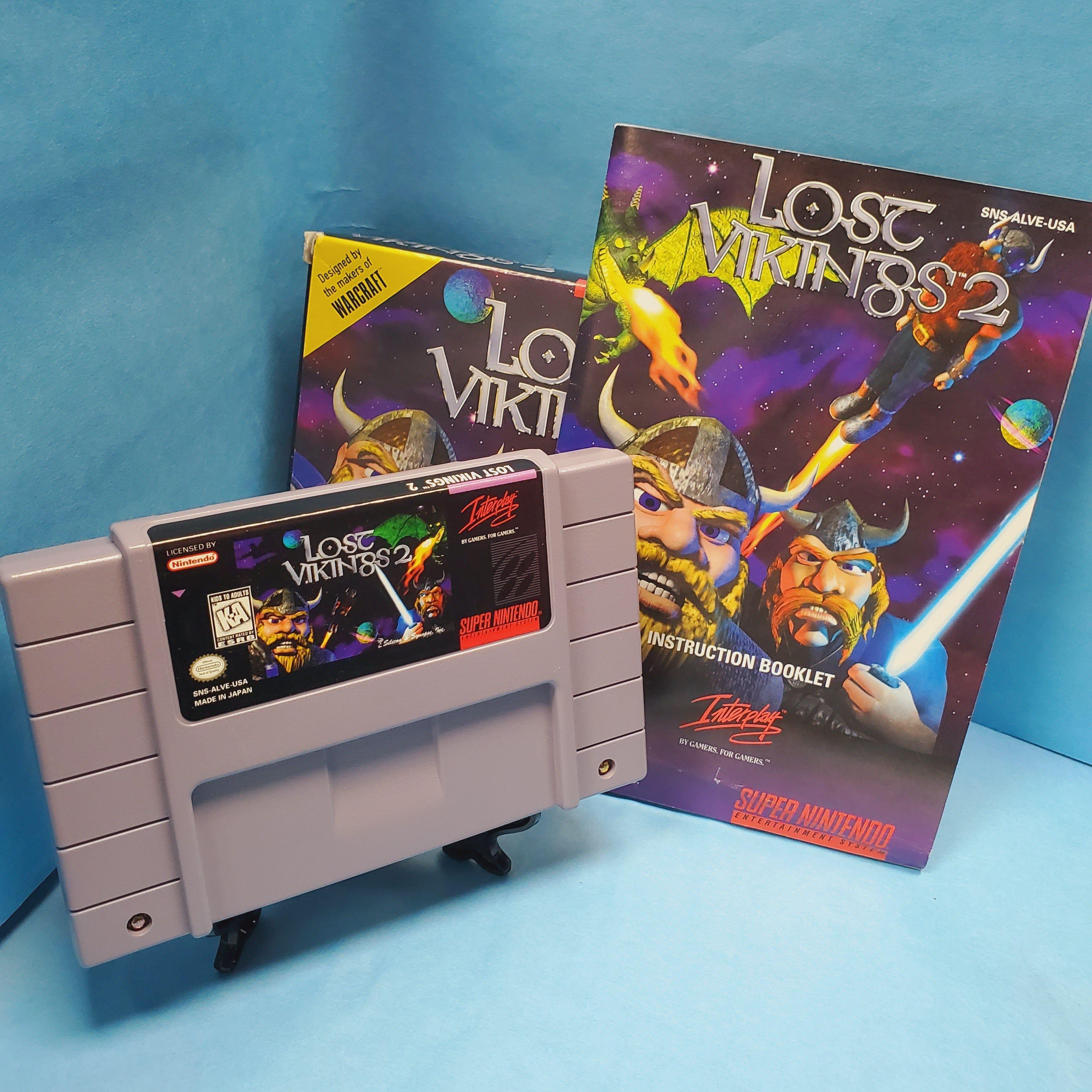 SNES - Lost Vikings 2 (Complet en Boite / A+ / Avec Manuel)