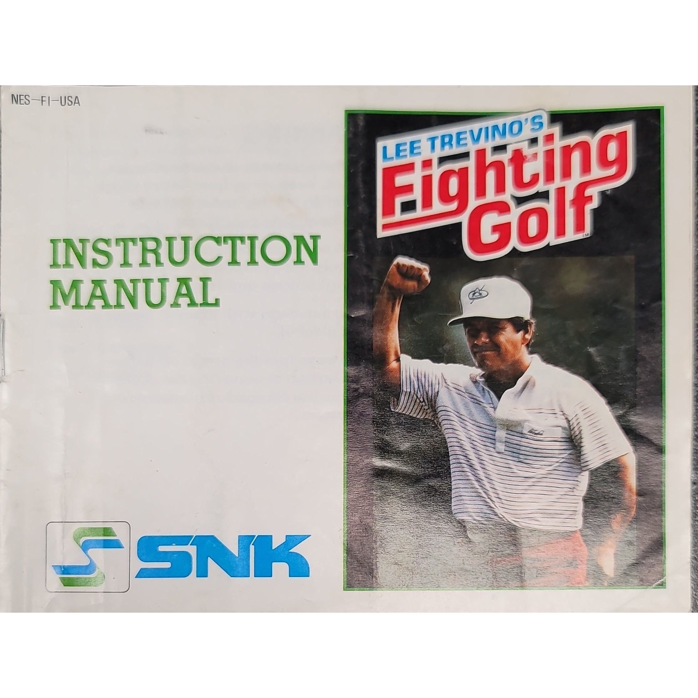 NES - Lee Trvino's Fighting Golf (Manual)