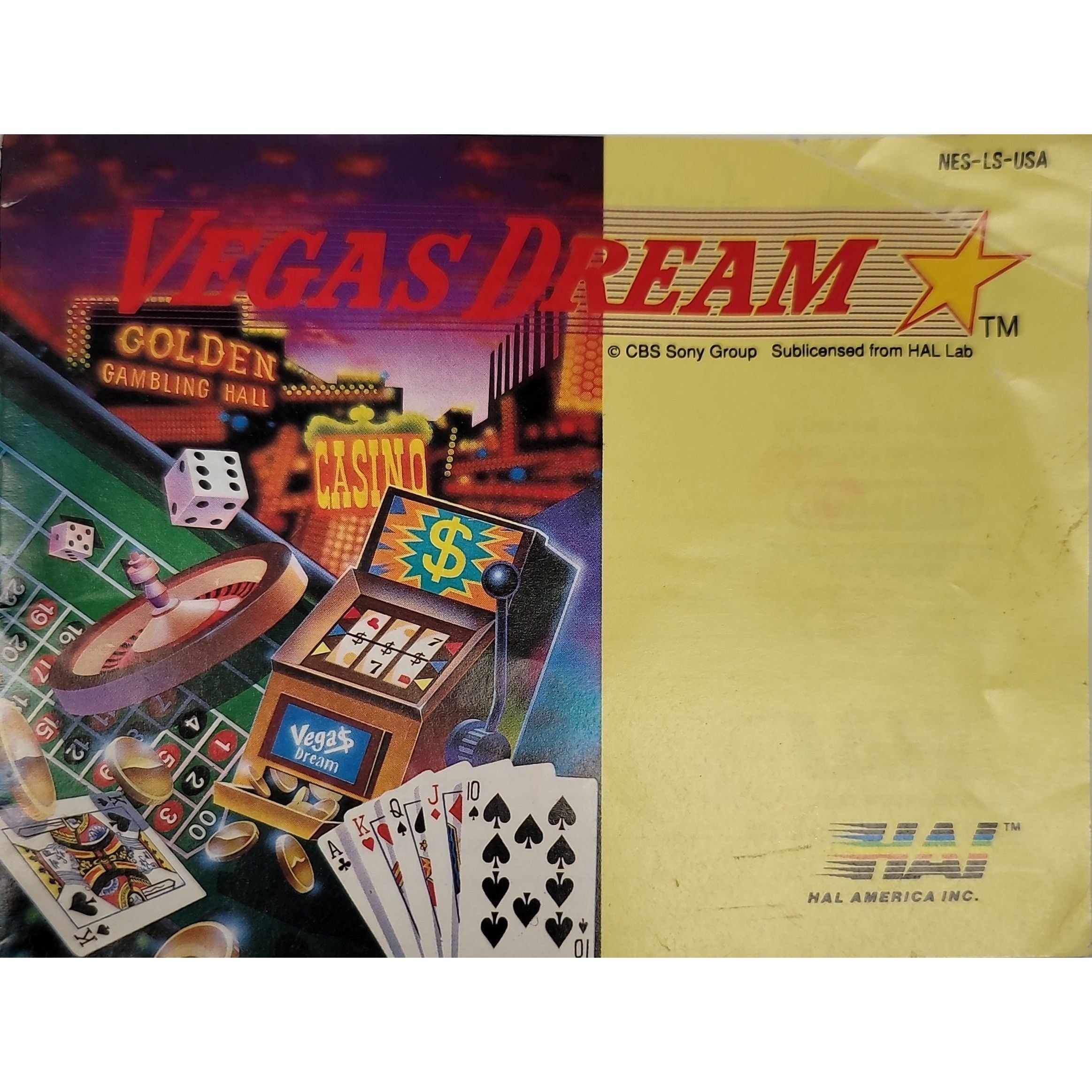NES - Vegas Dream (Manual)