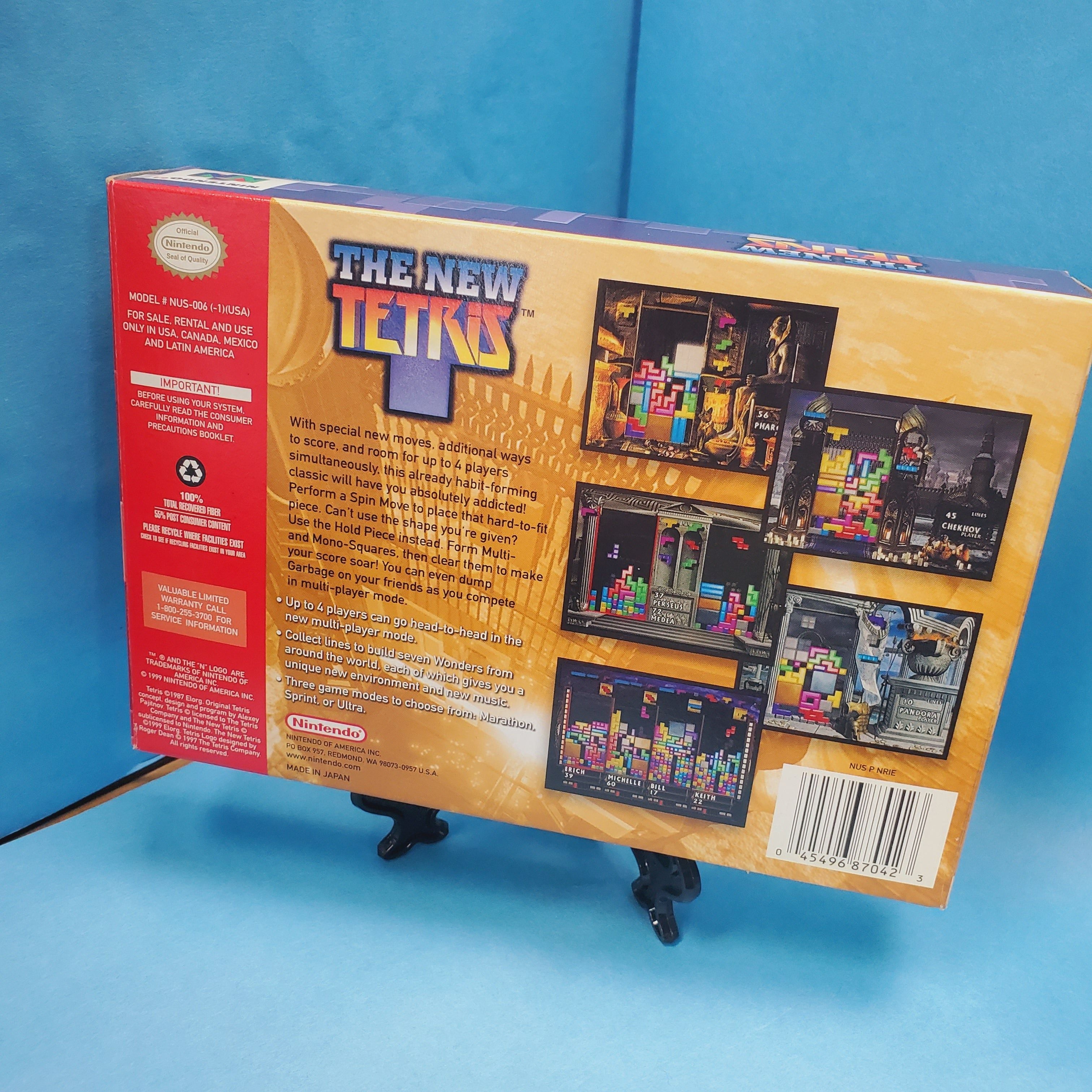 N64 - Le Nouveau Tetris (Complet en Boite / A / Avec Manuel)