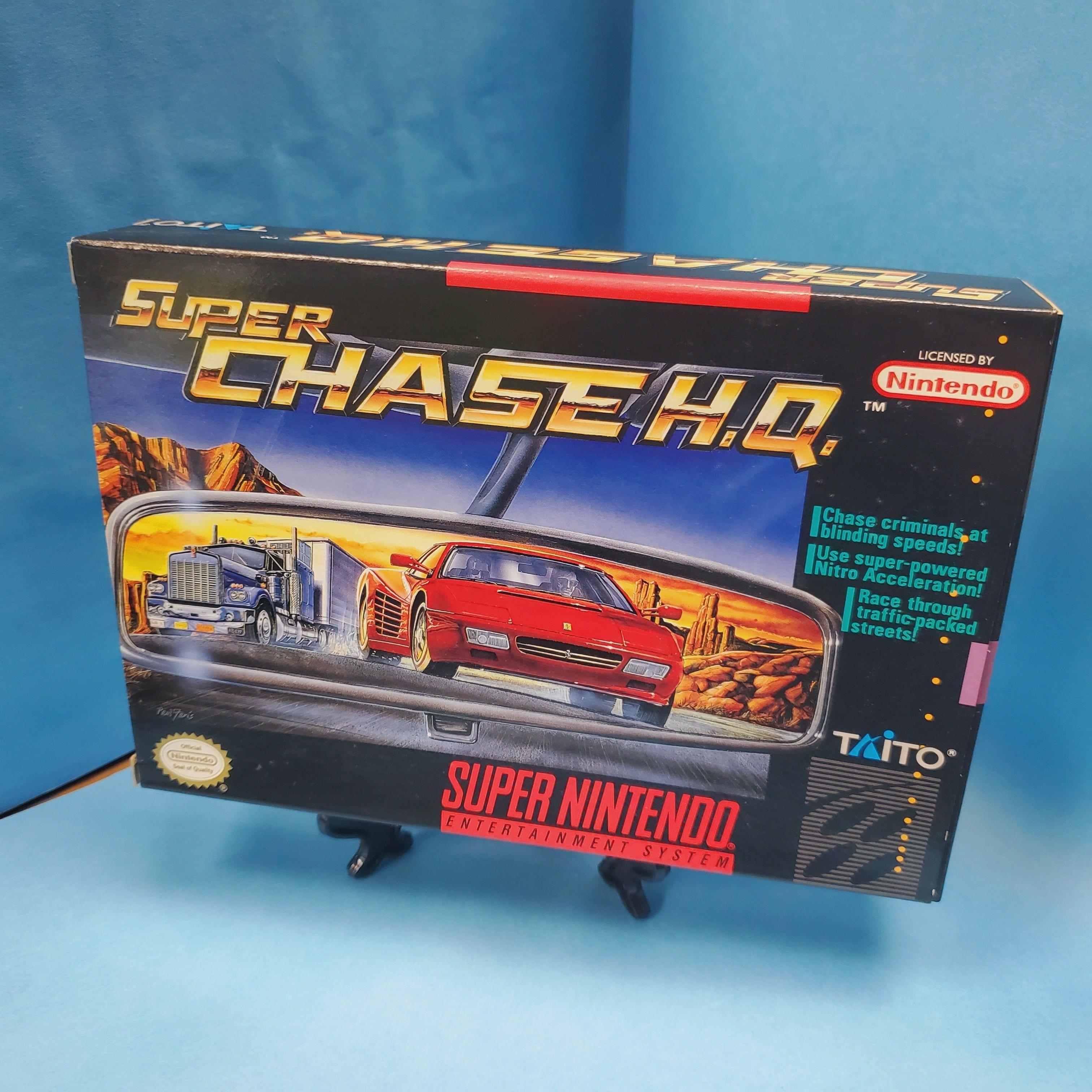 SNES Super CHase (Complete in Box A+ With Manual)