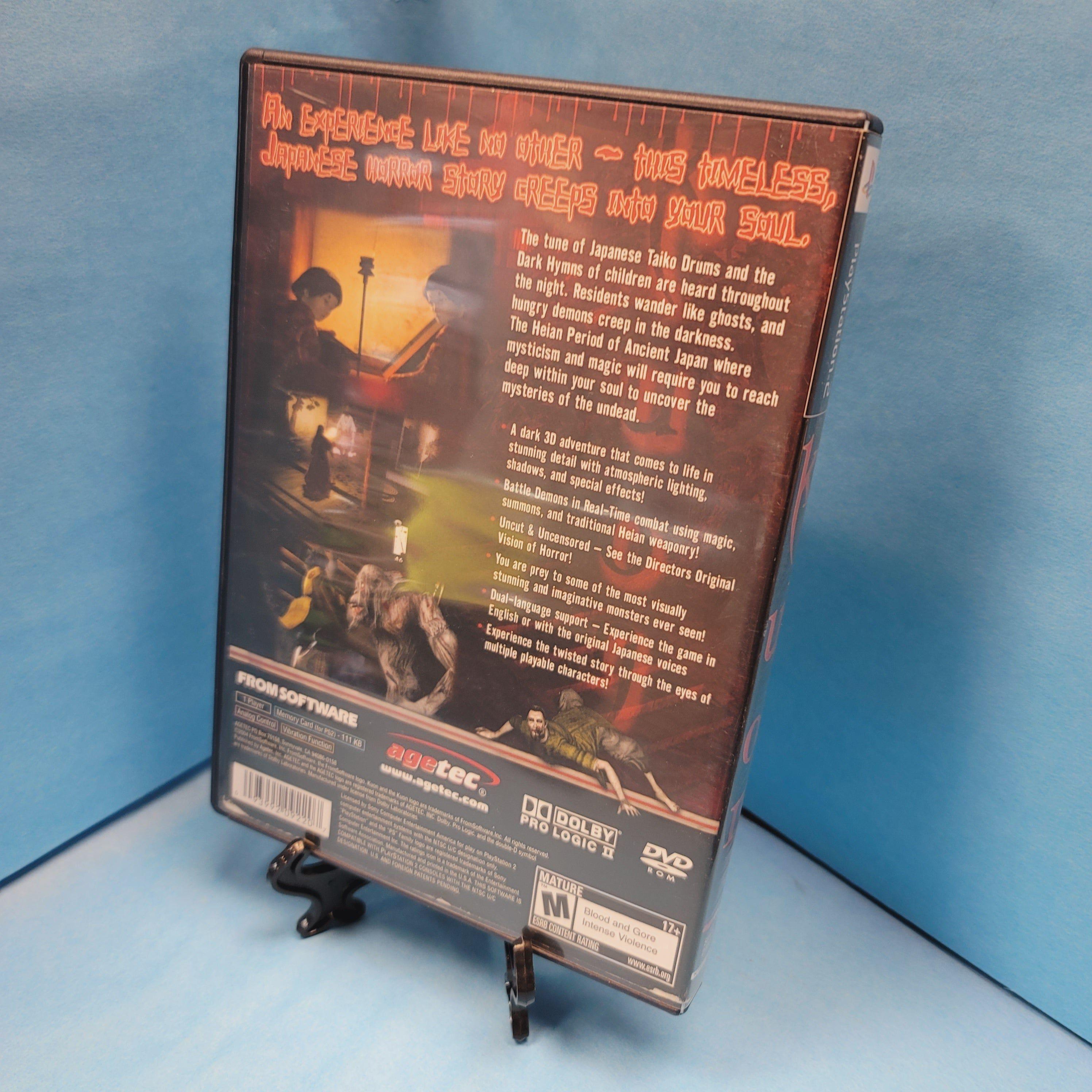 PS2 - Kuon (Couverture originale / Pas de manuel)