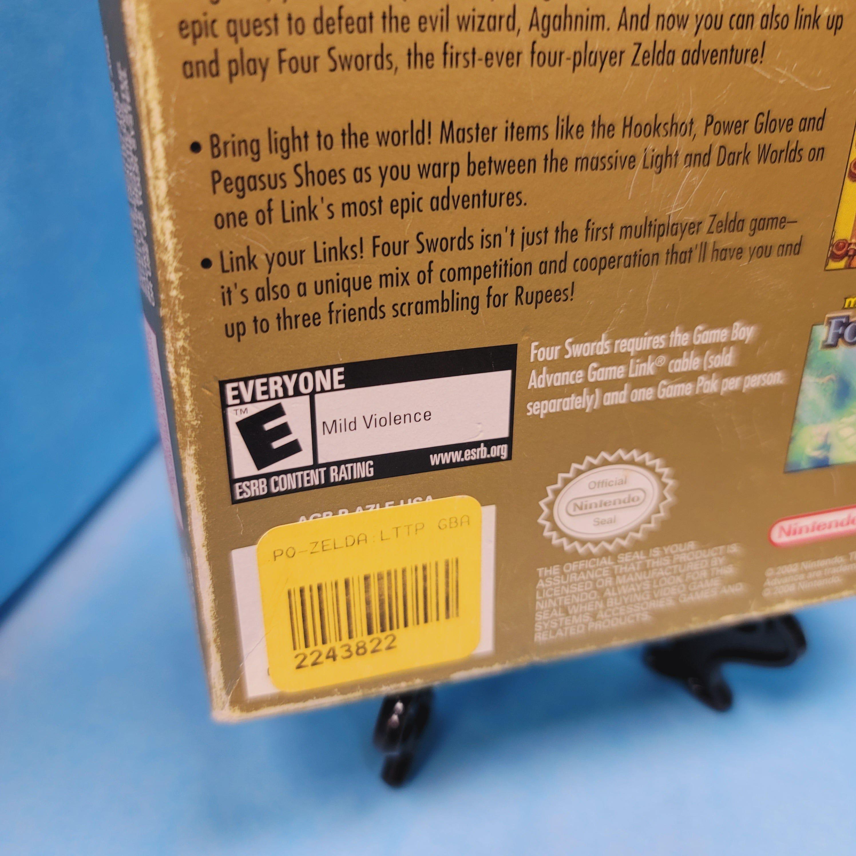 GBA - The Legend of Zelda A Link to the Past Four Swords (Complet en boîte / C+ / Avec manuel / Choix du joueur)