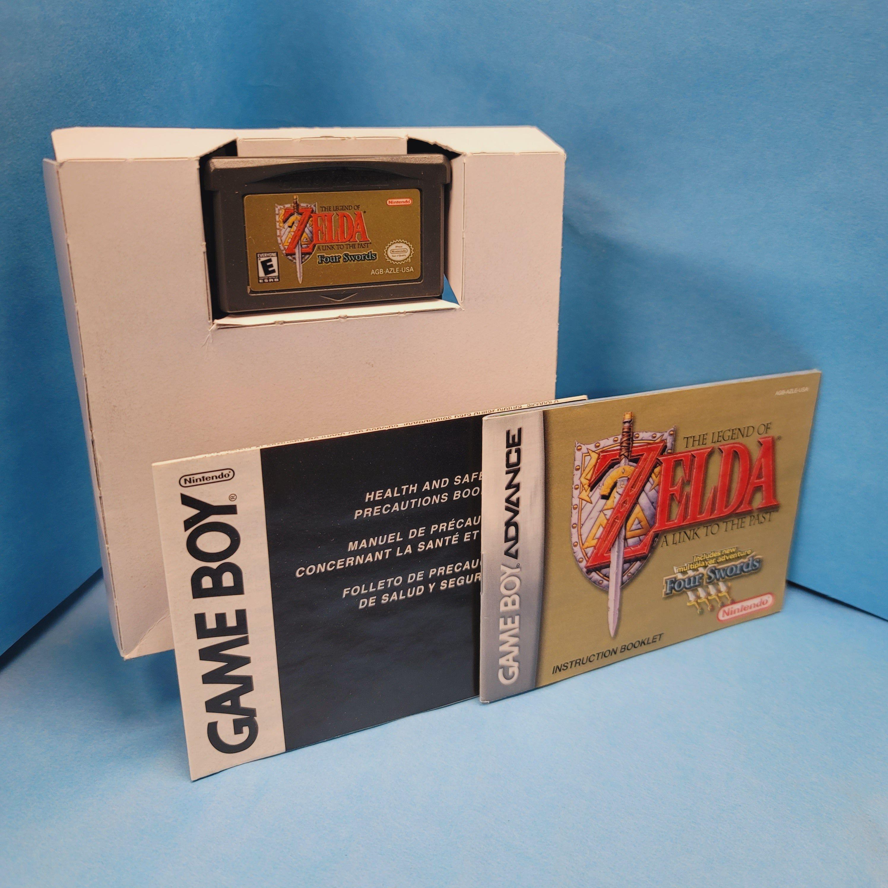 GBA - The Legend of Zelda A Link to the Past Four Swords (Complete in Box / C+ / With Manual / Player's Choice)