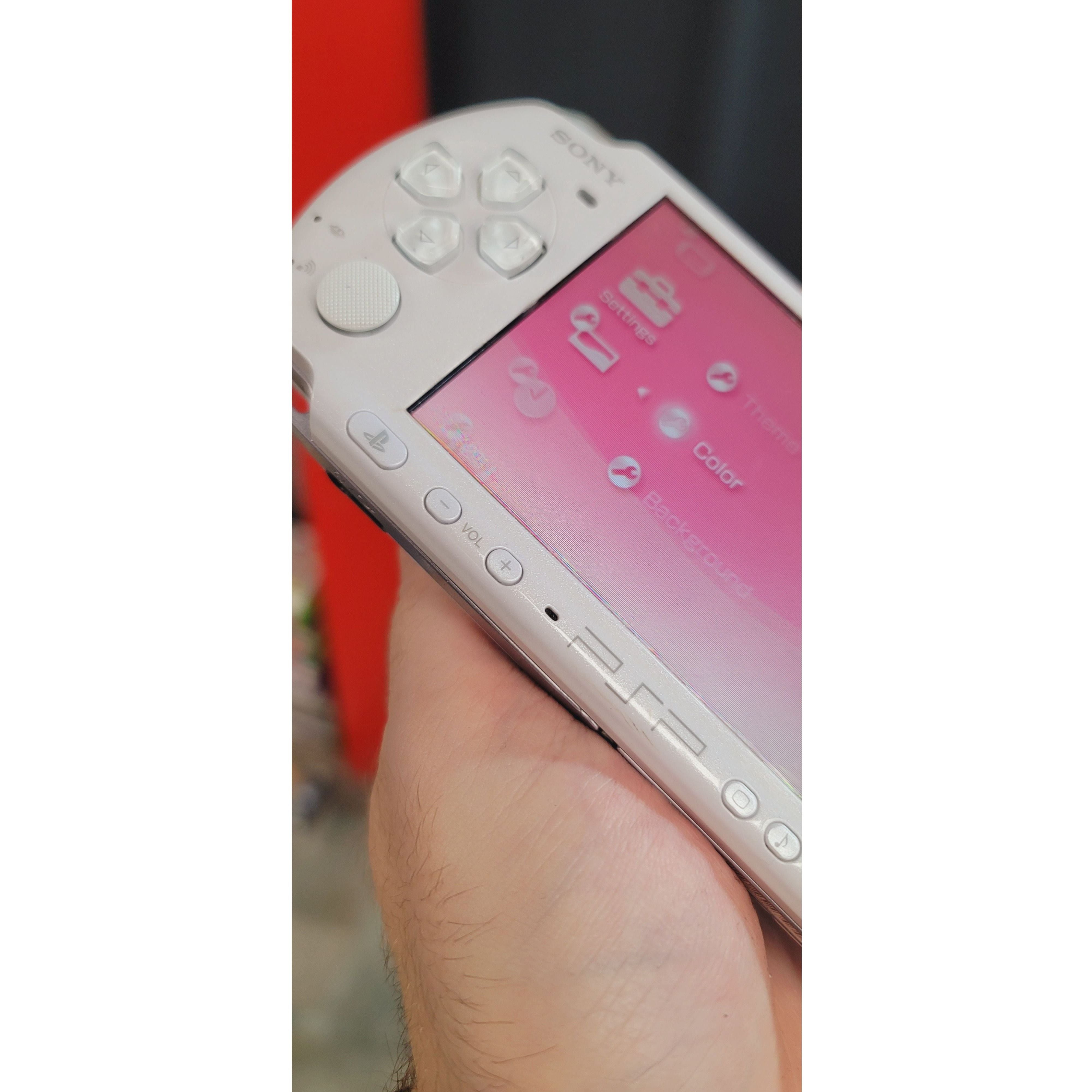 Système PSP - Modèle 3000 (Blanc nacré / Dommages mineurs à l'écran)