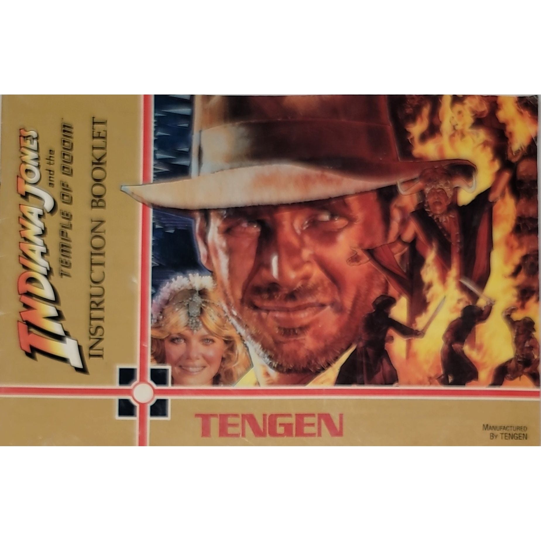 NES - Indiana Jones and the Temple of Doom (Manual / TENGEN)