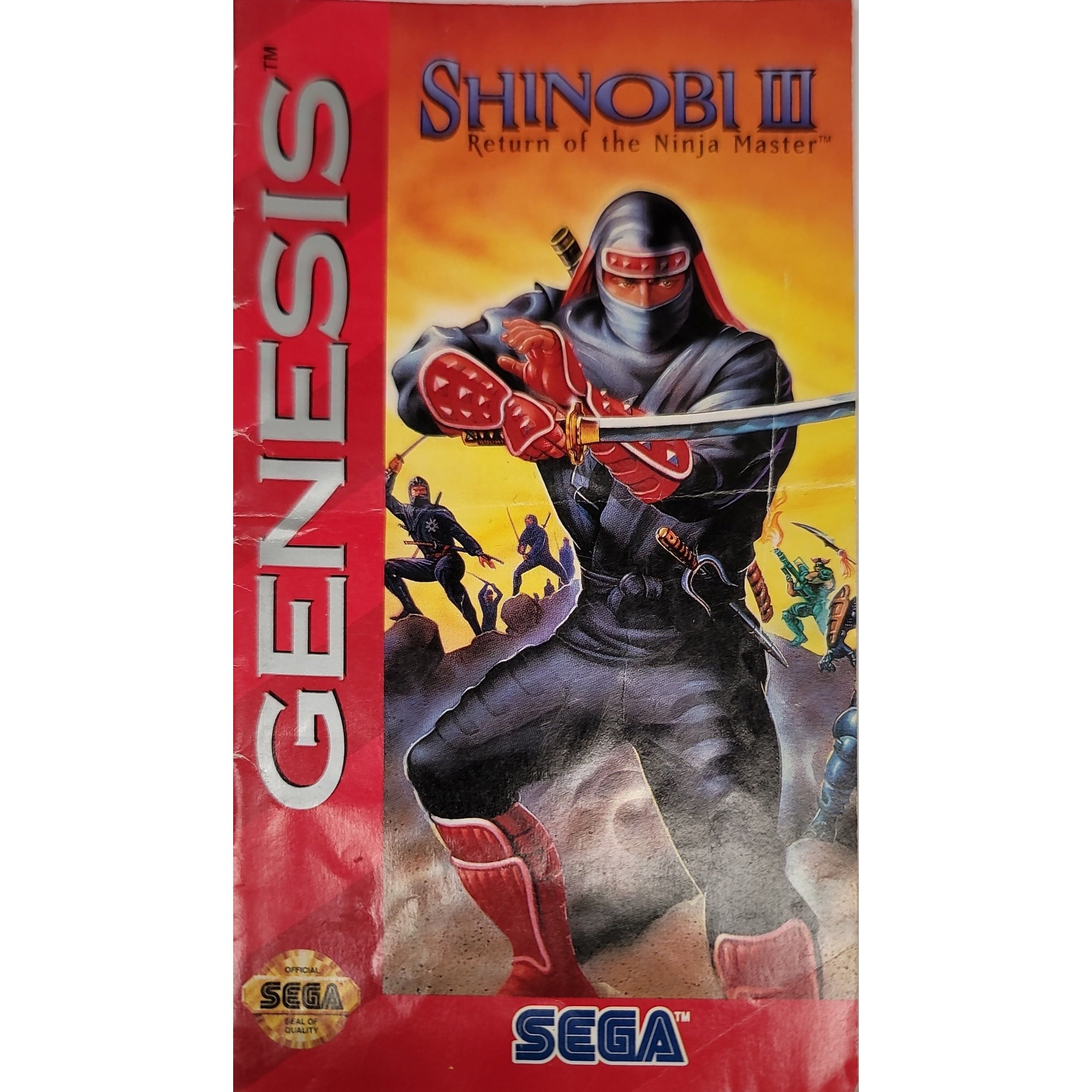 Genesis - Shinobi III Return of the Ninja Master (Manual)