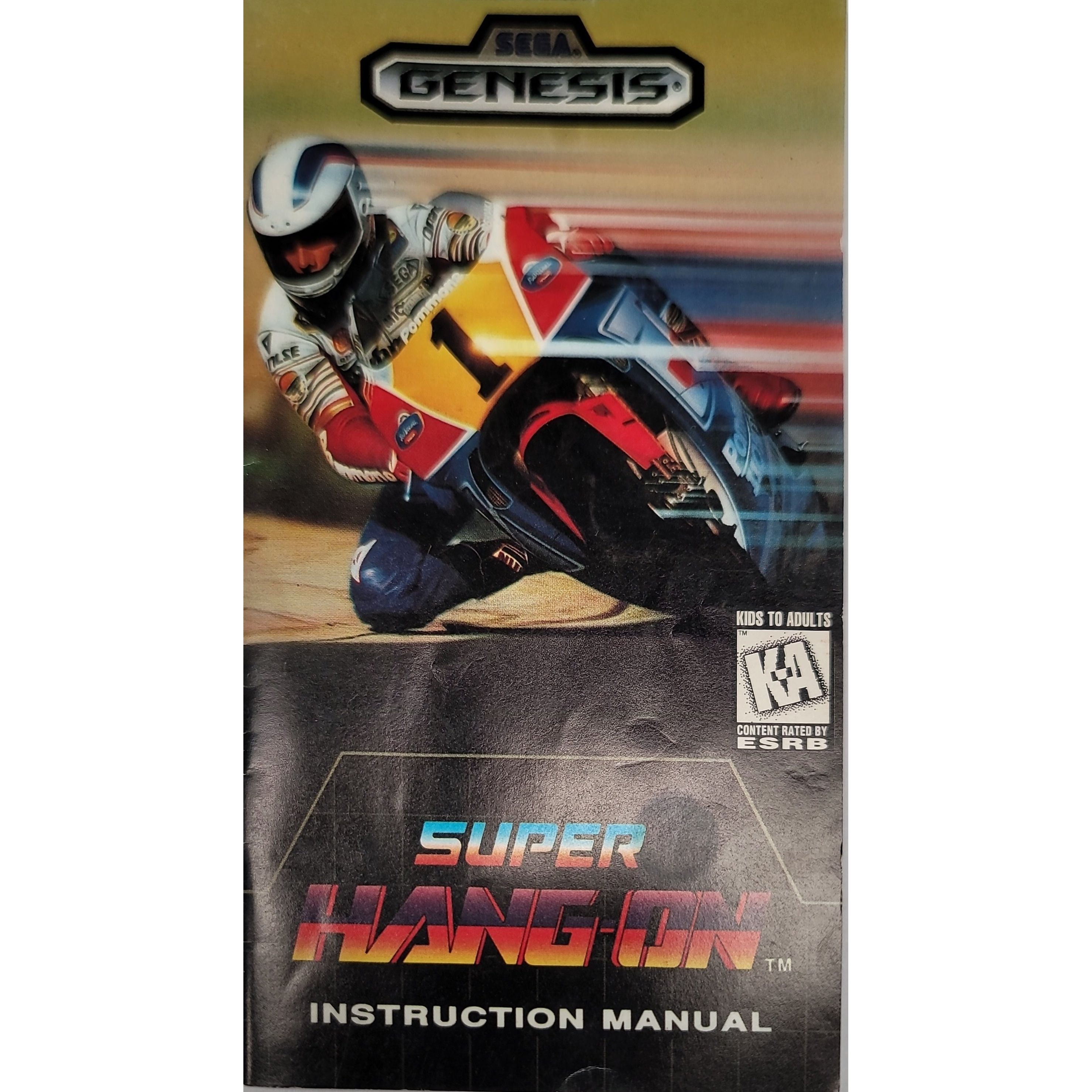 Genesis - Super Hang-On (Manual)