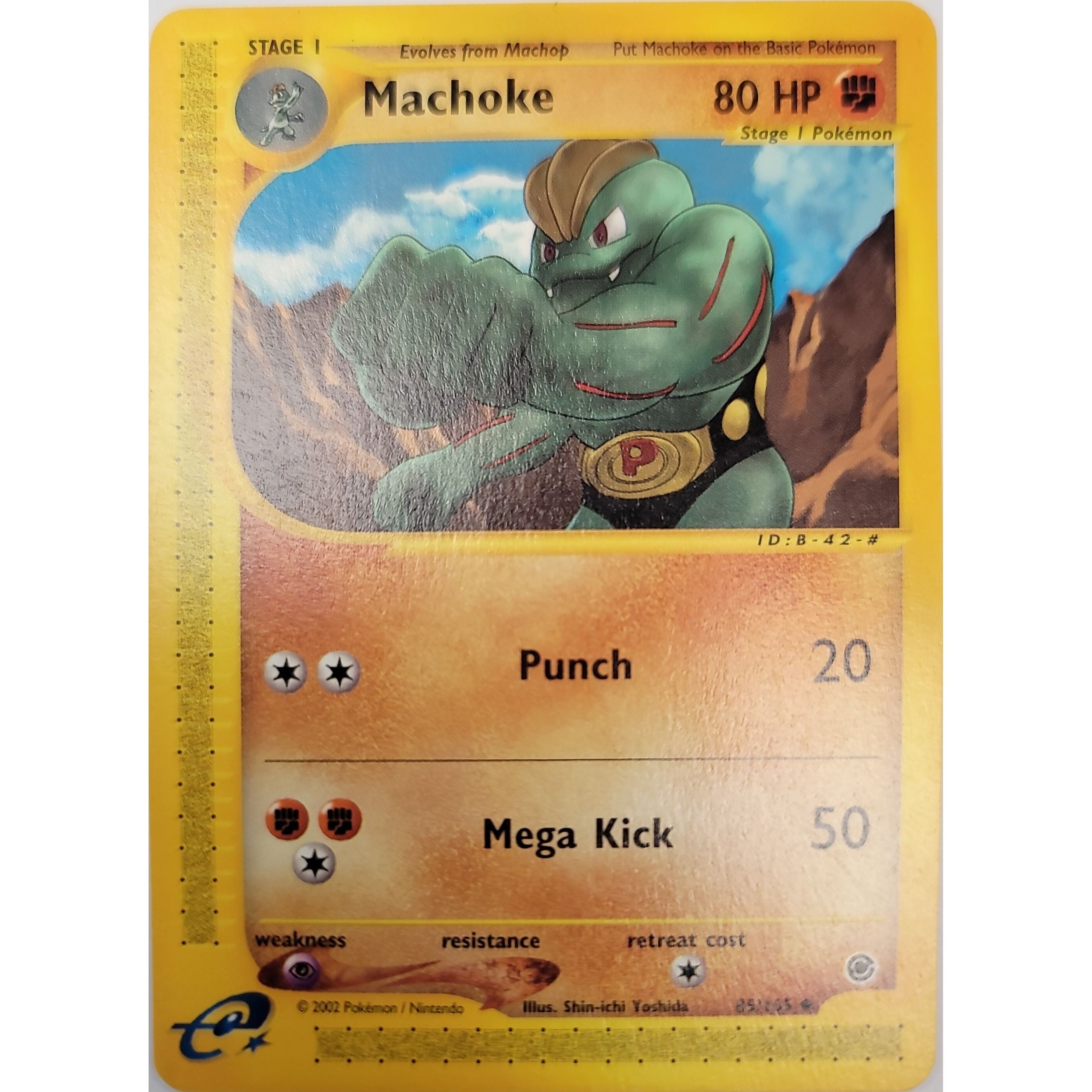 e-Reader - Pokemon Machop, Machoke and Machamp Set