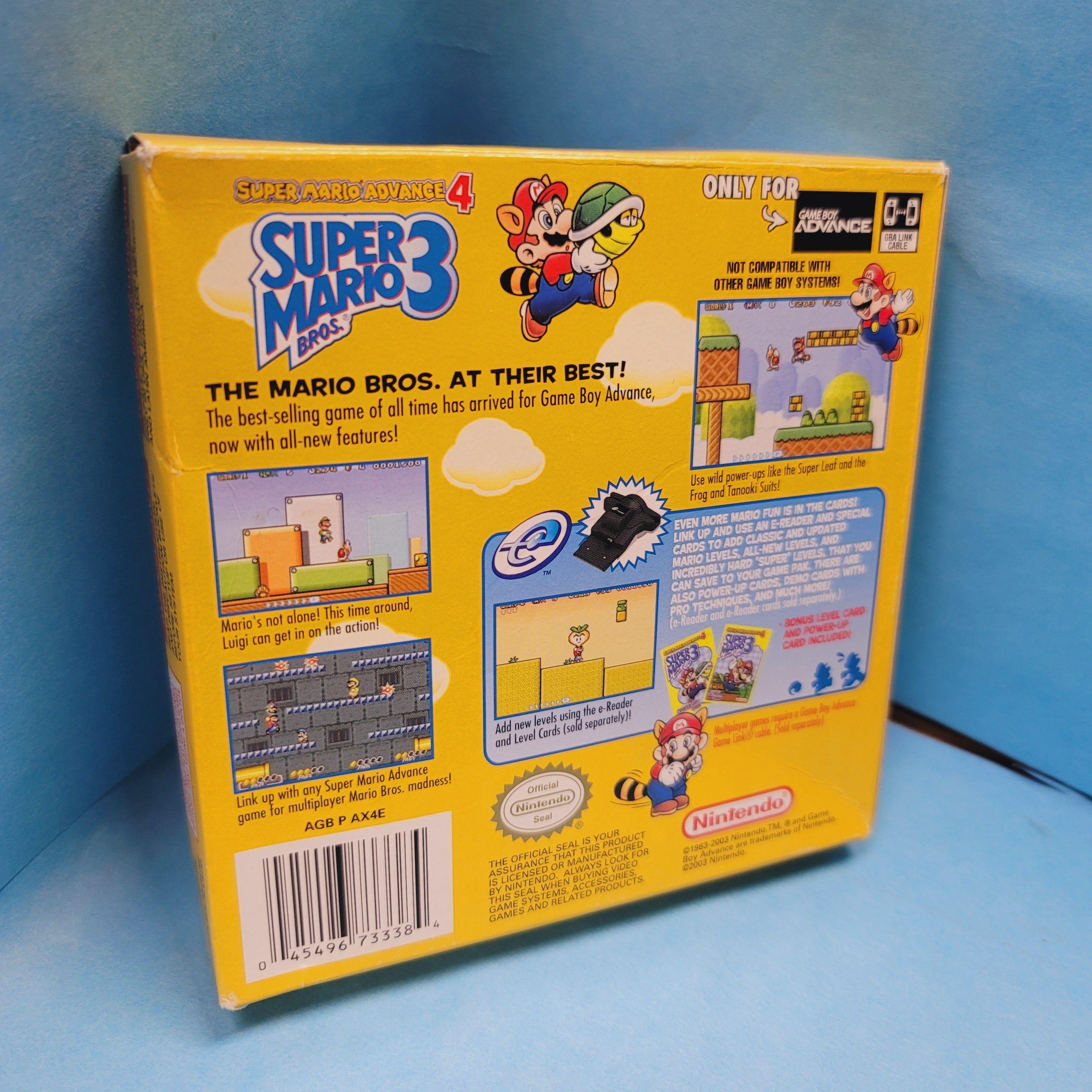 GBA - Super Mario Advance 4 Super Mario Bros 3 (Complete in Box / A / With Manual)