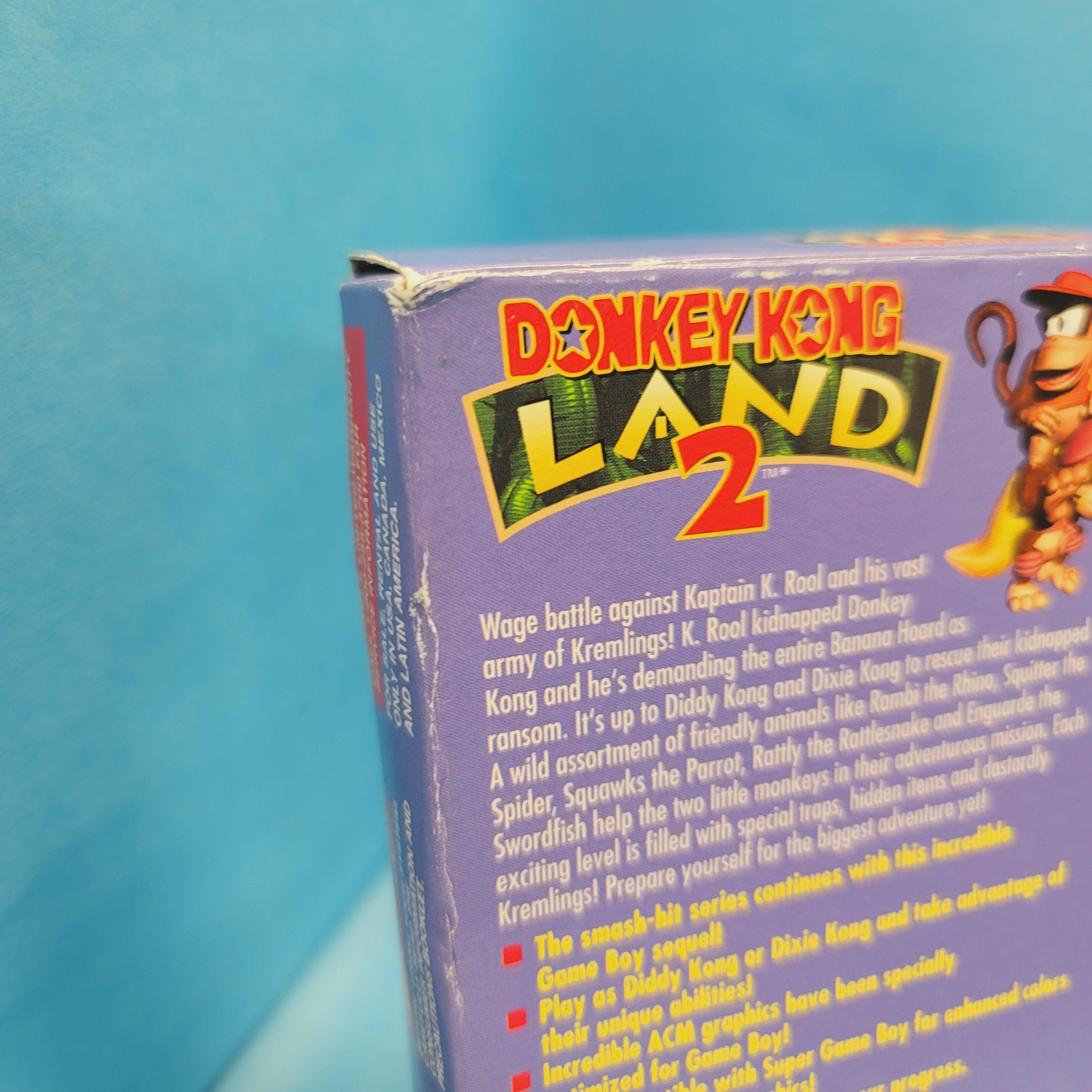 GB - Donkey Kong Land 2 (Complete in Box / A / With Manual / Player's Choice)