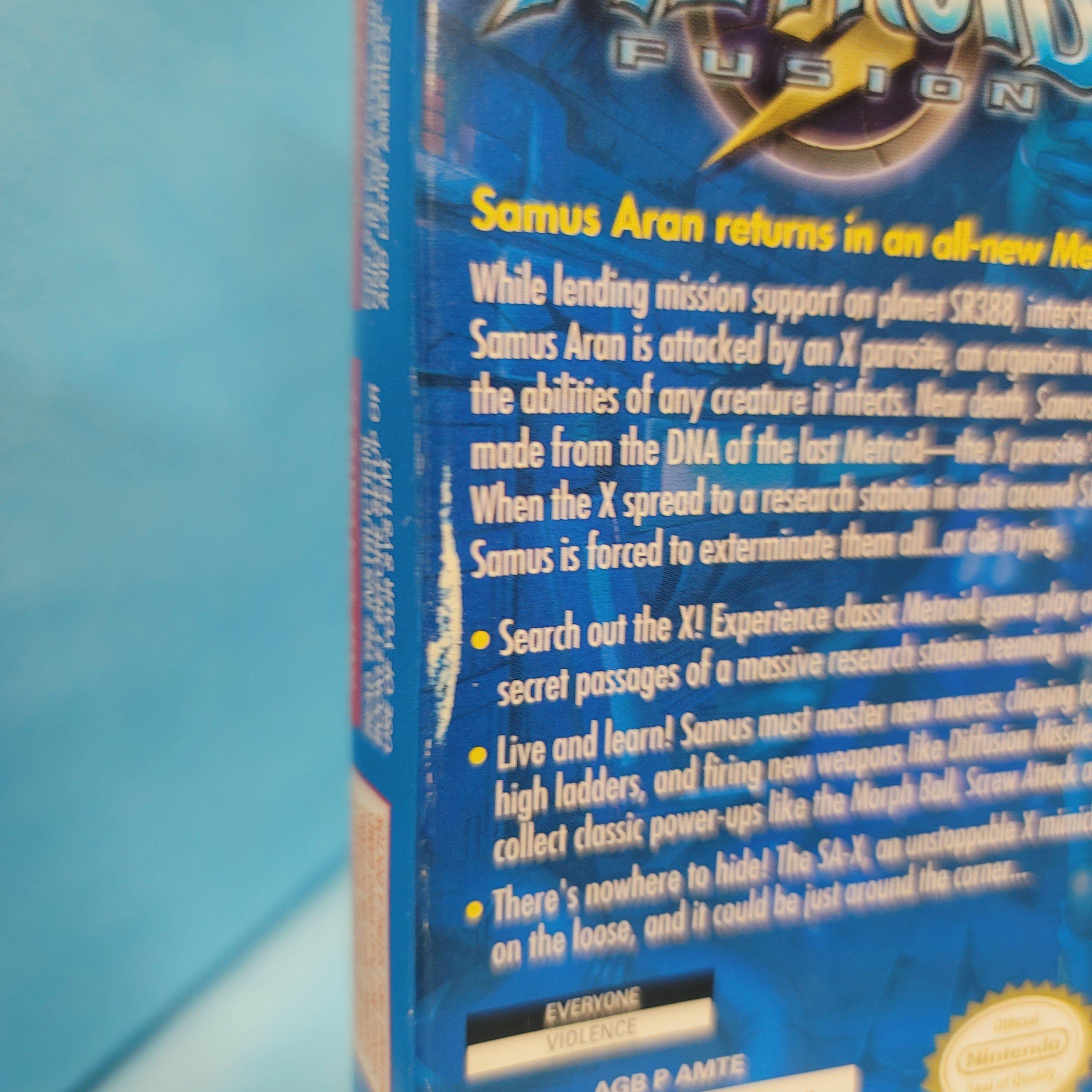 GBA - Metroid Fusion (Complete in Box / A- / With Manual)