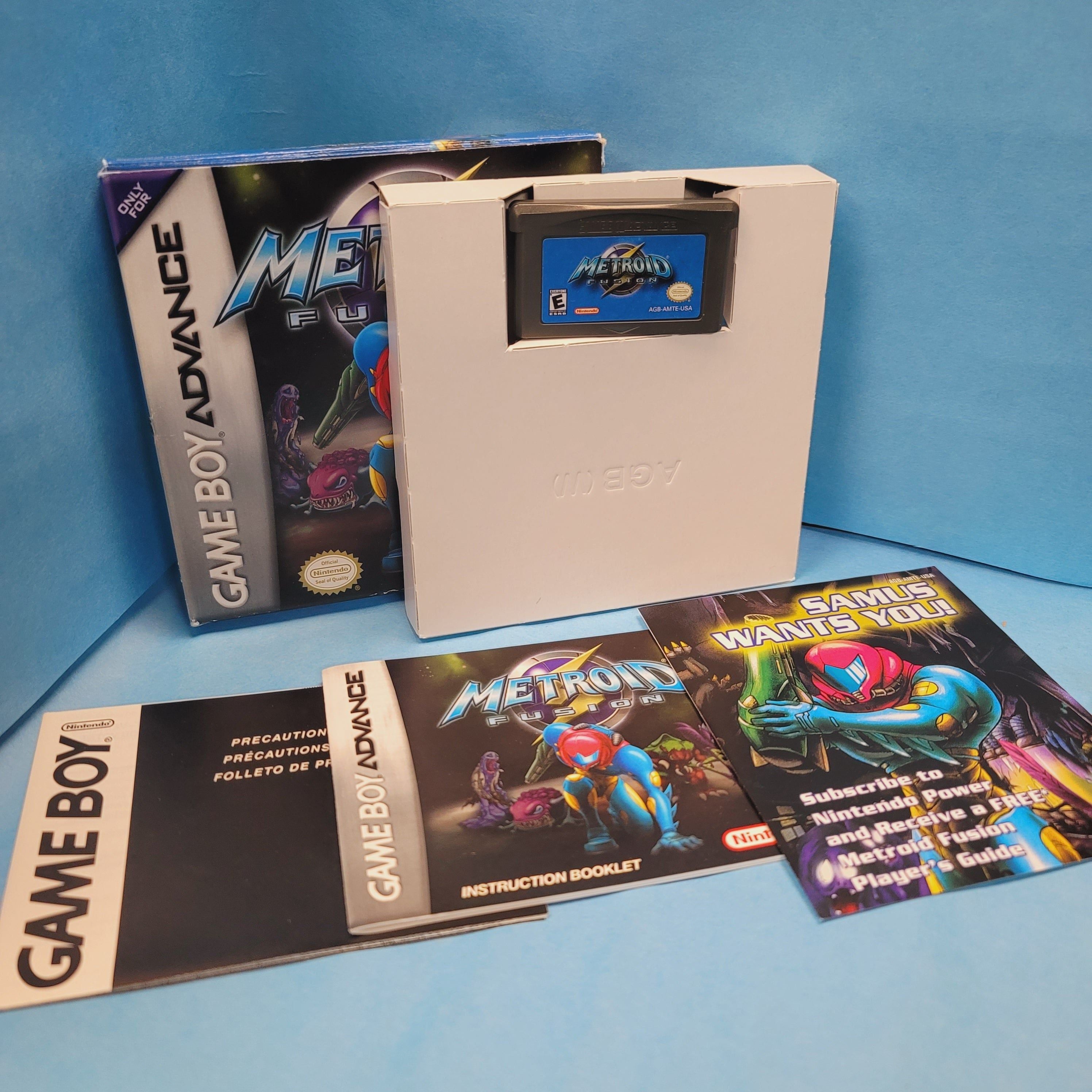 GBA - Metroid Fusion (Complete in Box / A- / With Manual)