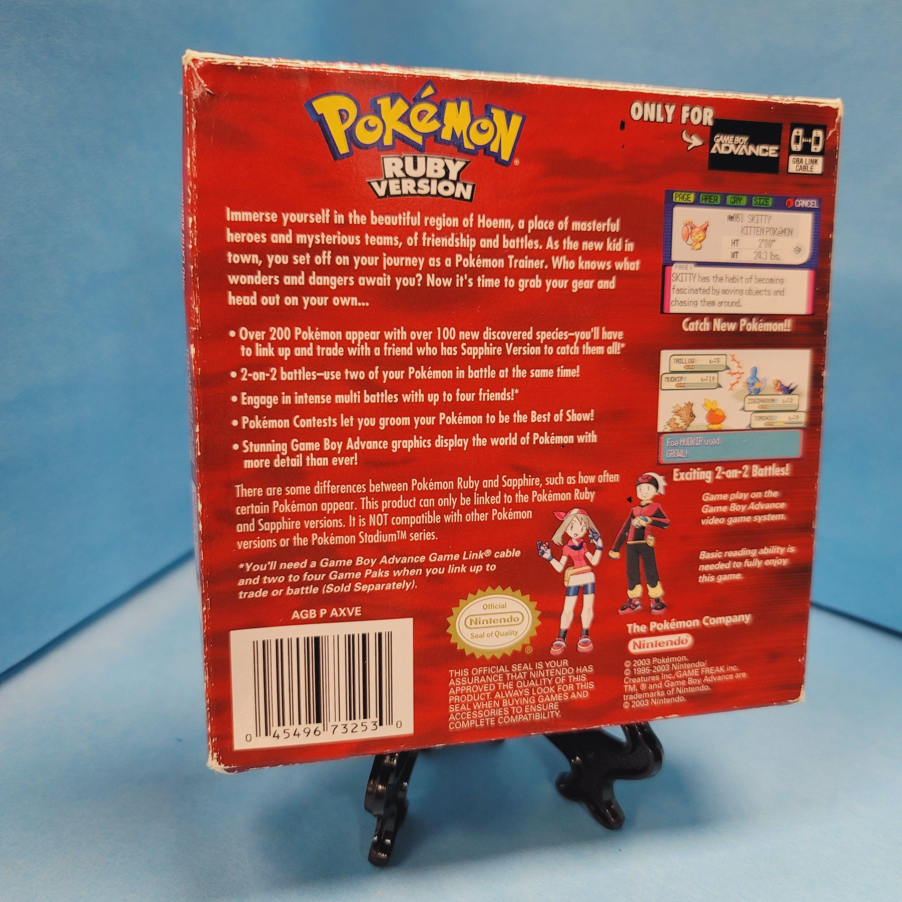 GBA - Pokemon Ruby (Complete in Box / A / With Manual)