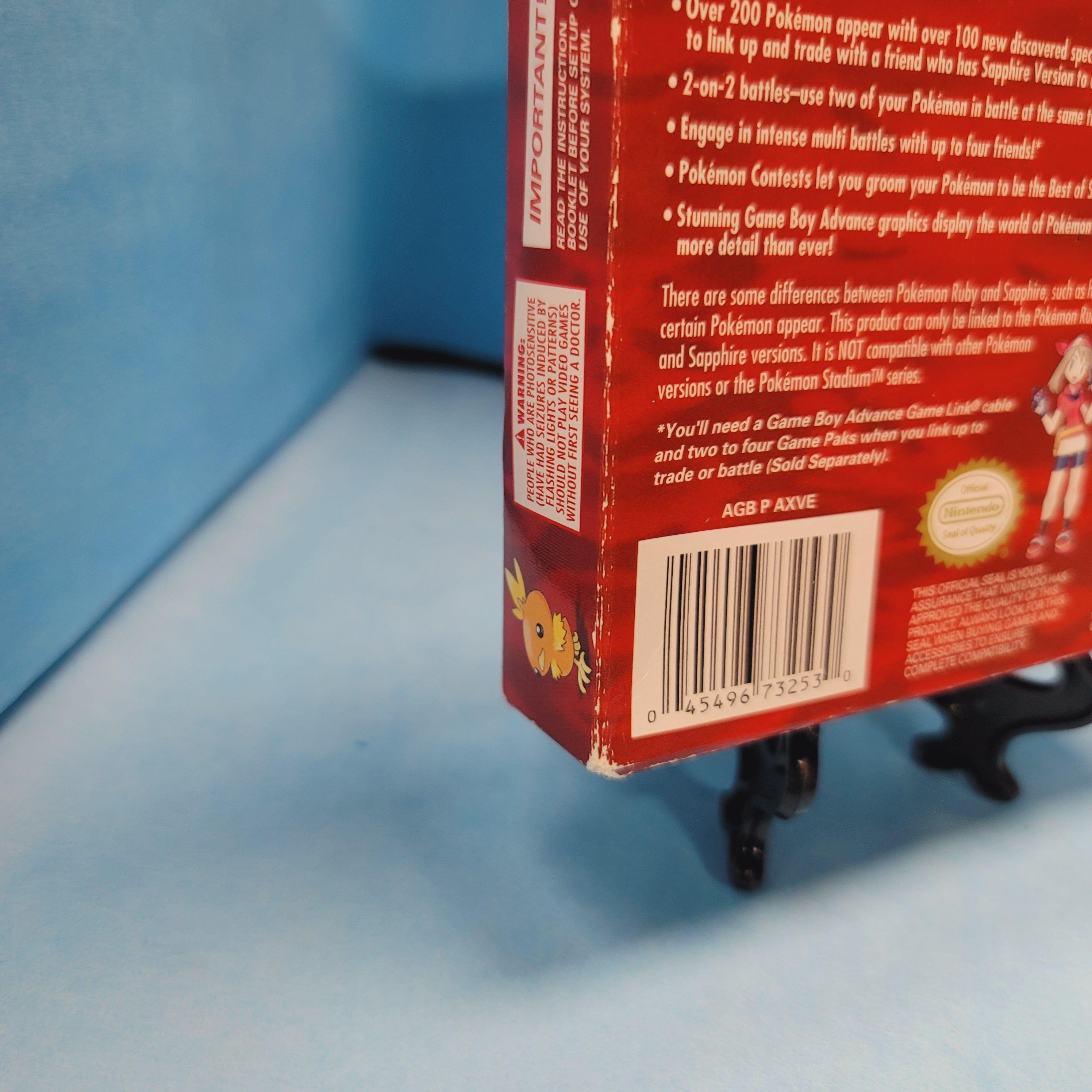 GBA - Pokemon Ruby (Complete in Box / A / With Manual)