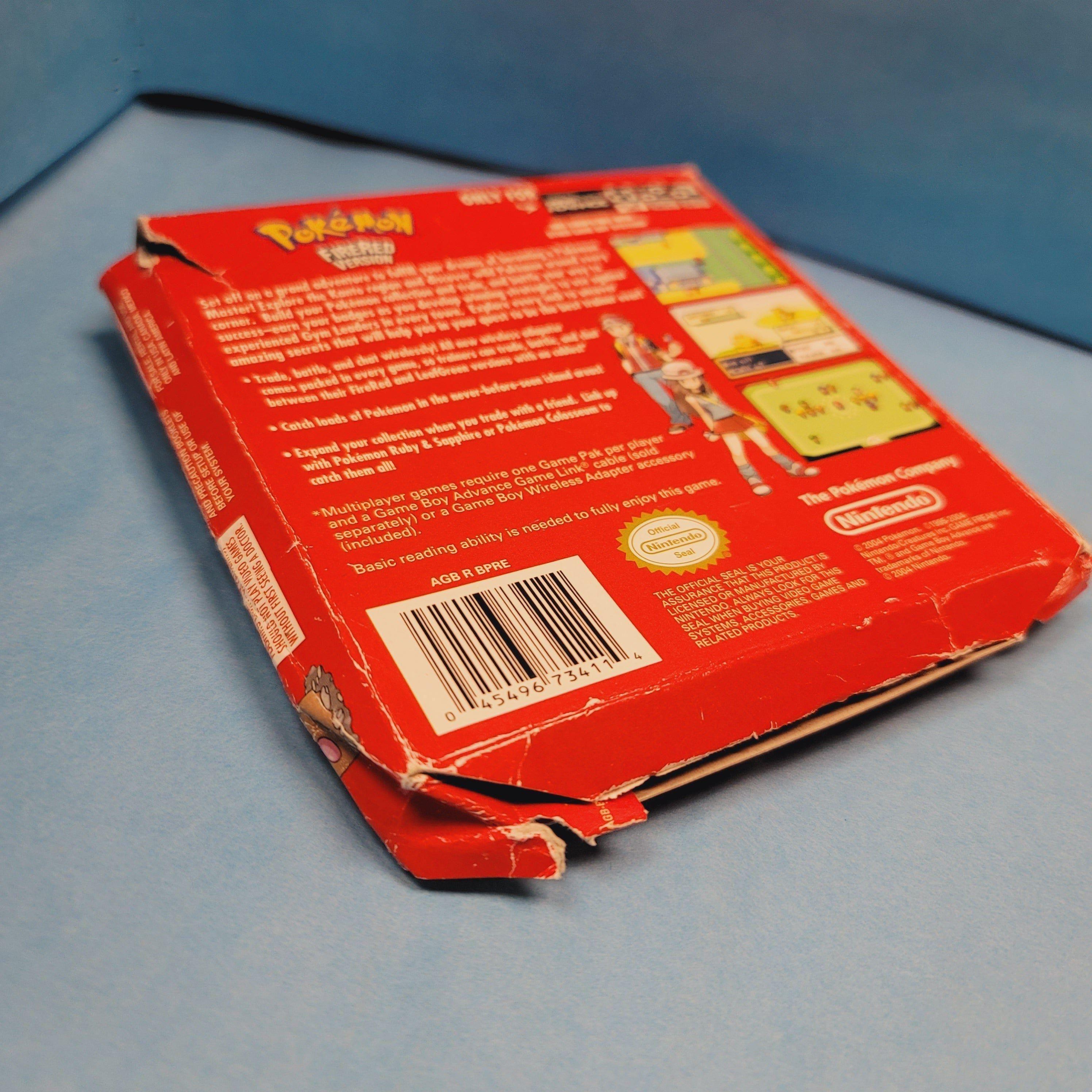 GBA - Pokemon Fire Red (Complete in Box / D / Rough Manual)