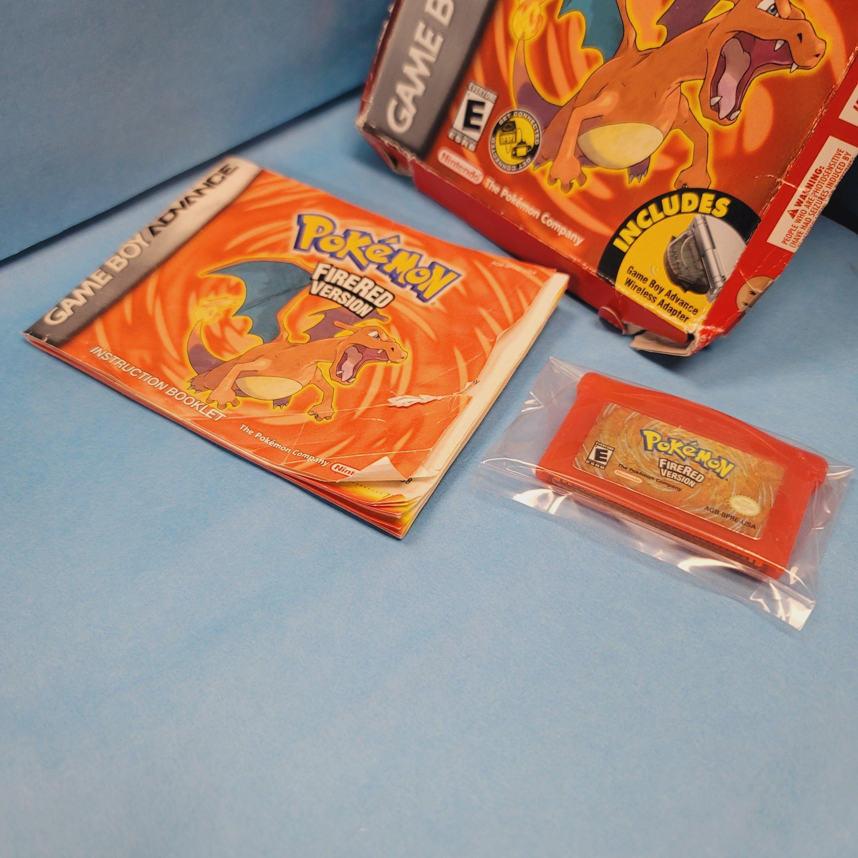 GBA - Pokemon Fire Red (Complete in Box / D / Rough Manual)