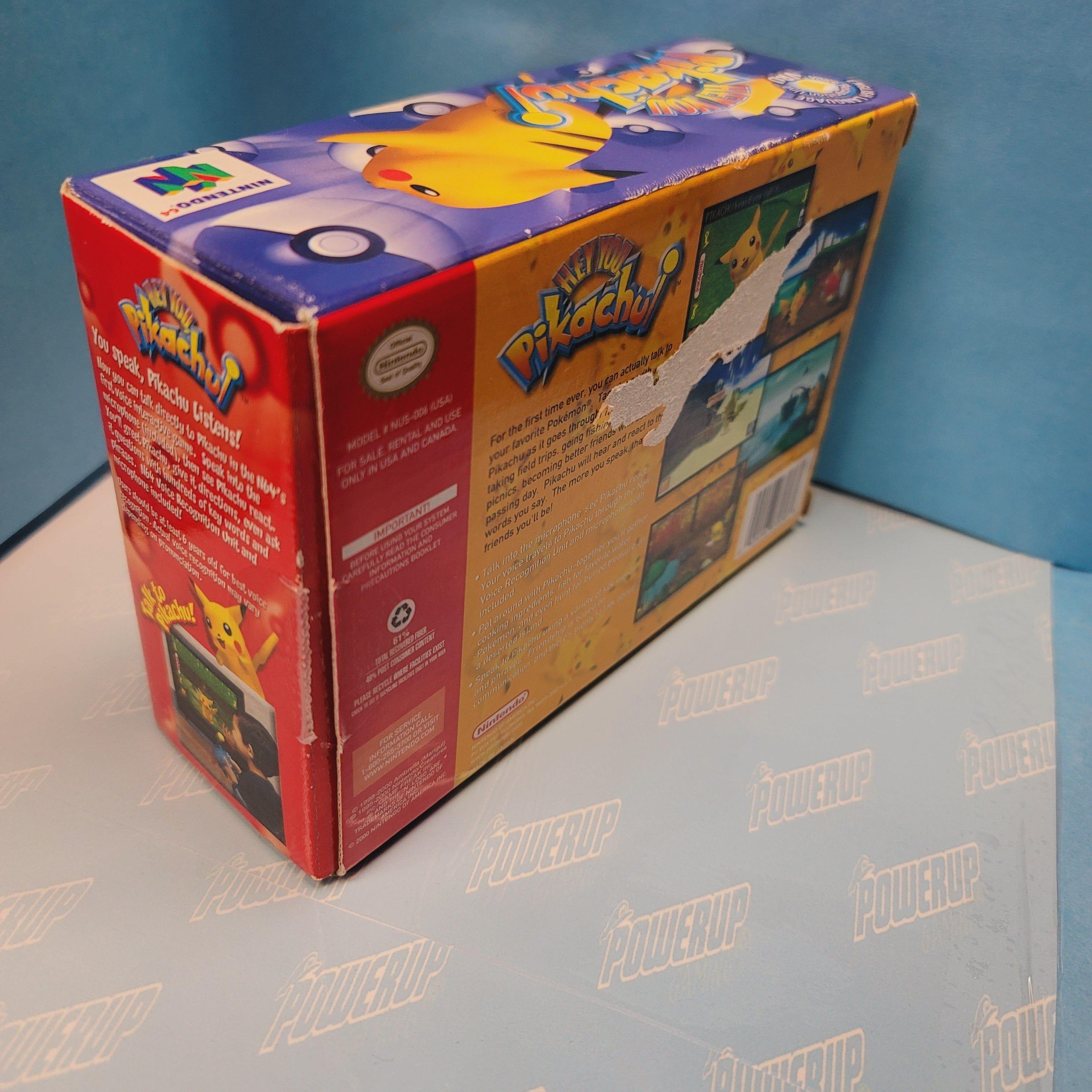 N64 - Hey You Pikachu (Complet dans la boîte / B / Avec manuel / Pas de clip de contrôleur)