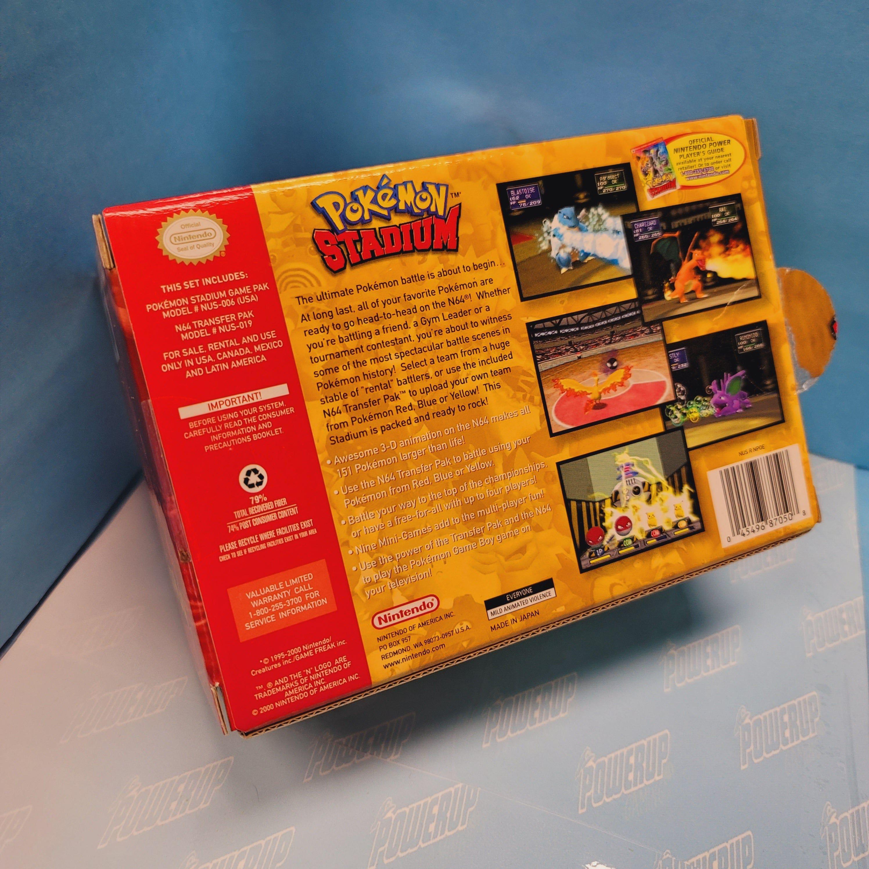 N64 - Pokemon Stadium (Complete in Box / A / With Manual)