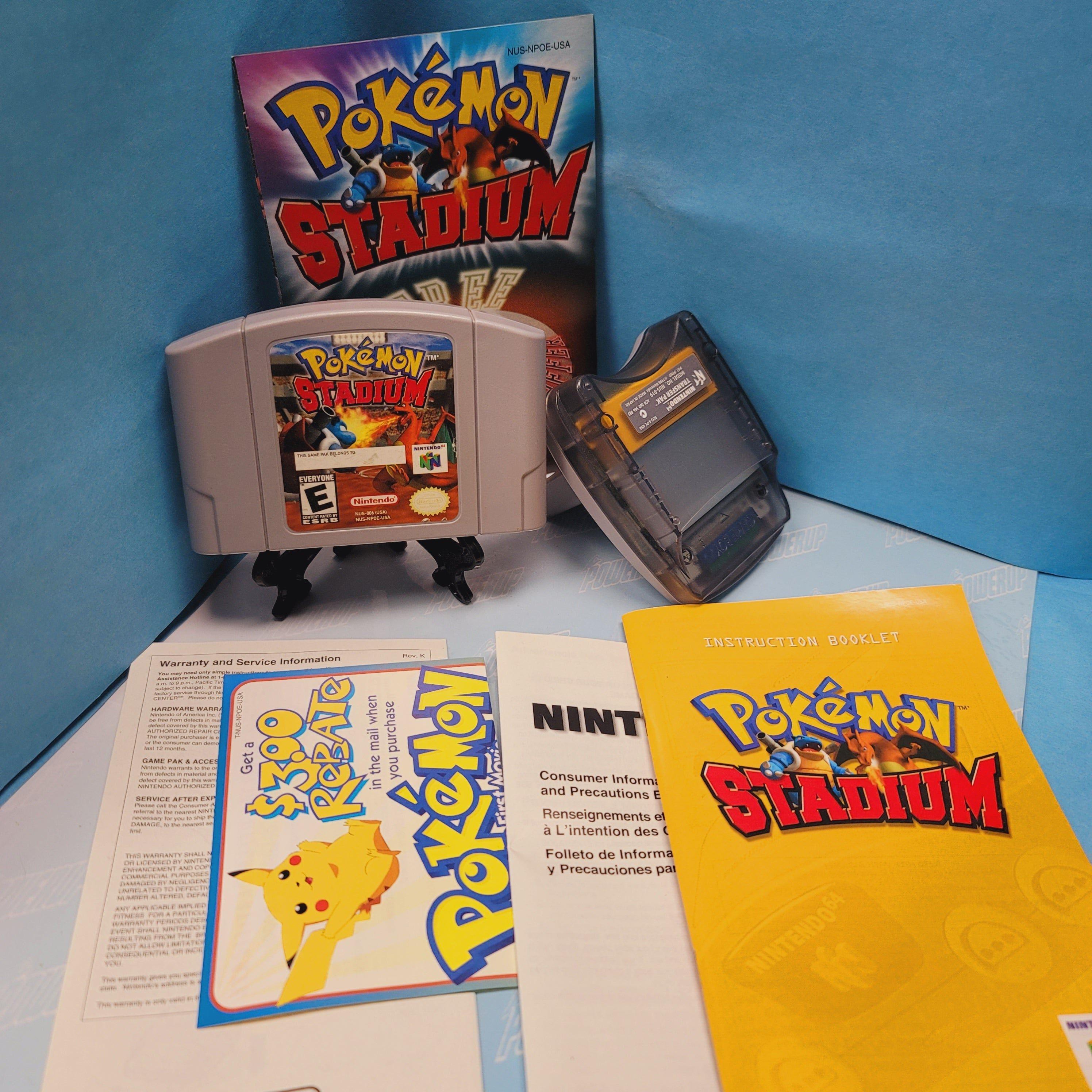 N64 - Pokemon Stadium (Complete in Box / A / With Manual)
