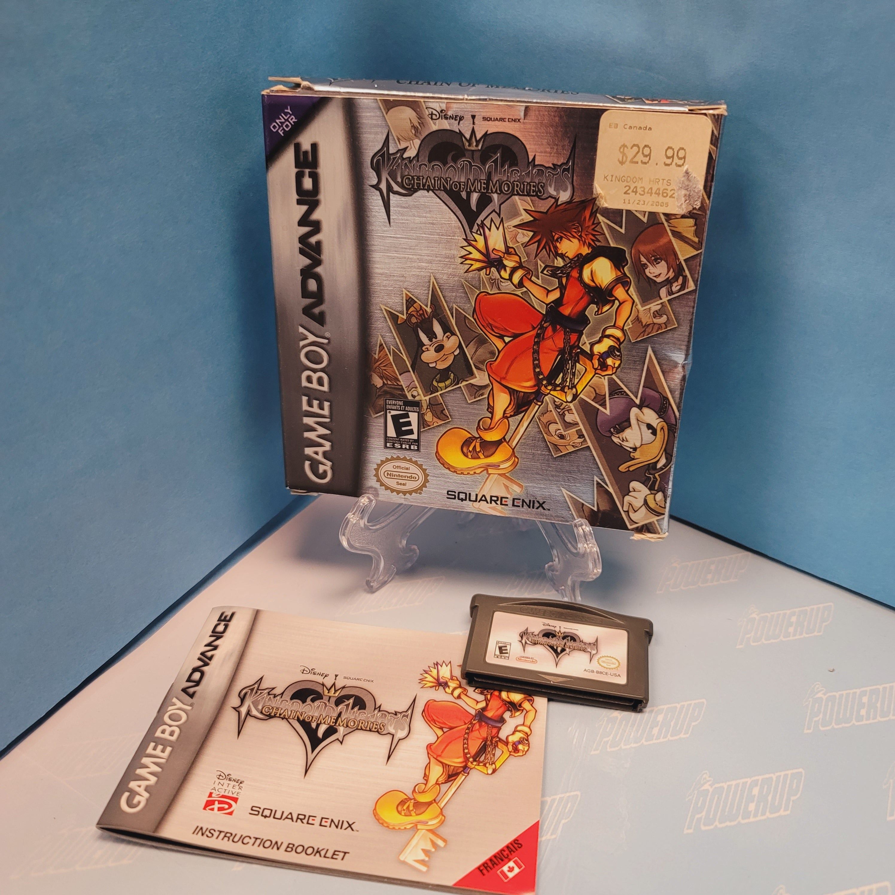 GBA - Kingdom Hearts Chain of Memories (Complete in Box / B- / With Manual)