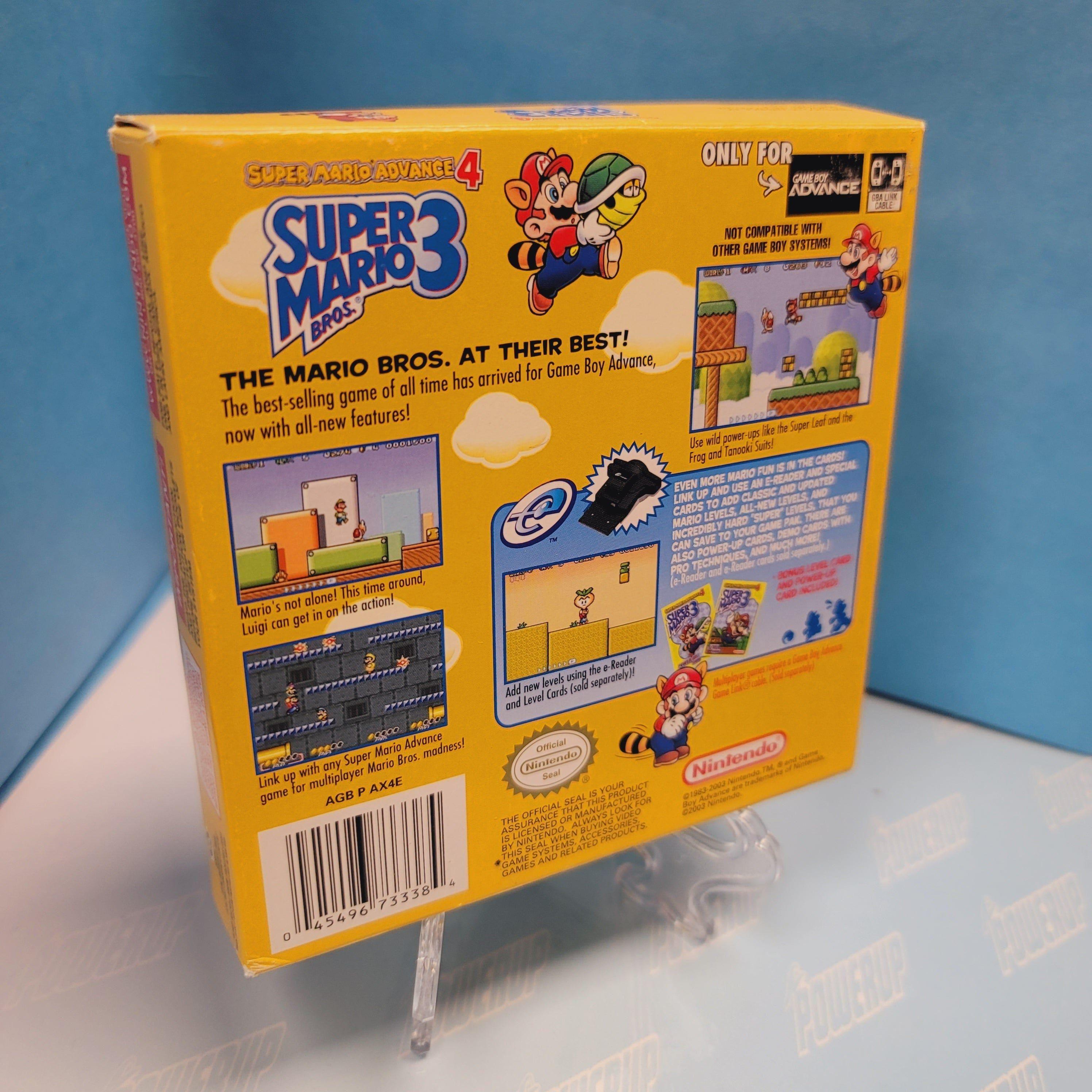 GBA - Super Mario Advance 4 Super Mario Bros 3 (Complete in Box / A / With Manual)