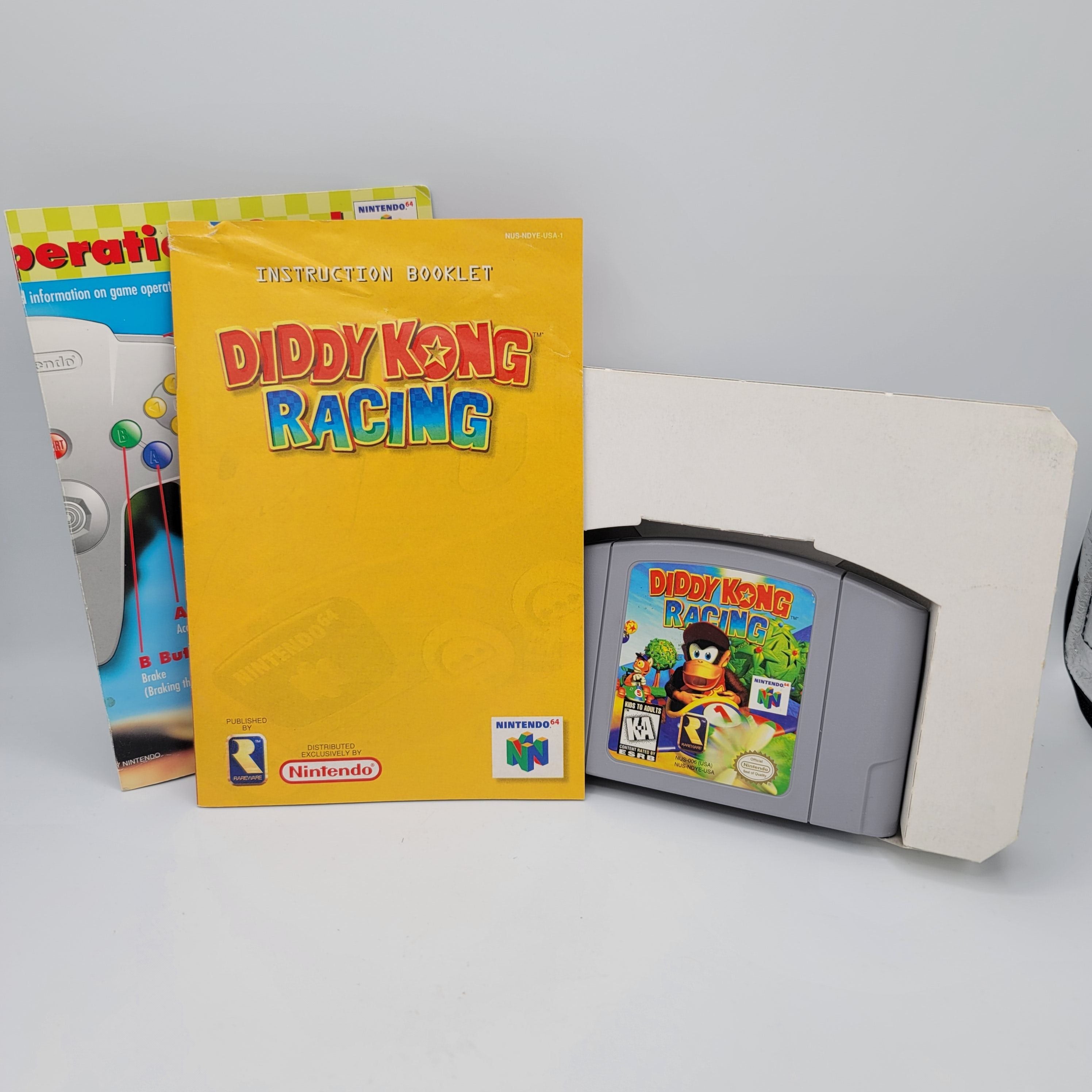 N64 - Diddy Kong Racing (Complete in Box / A- / With Manual)