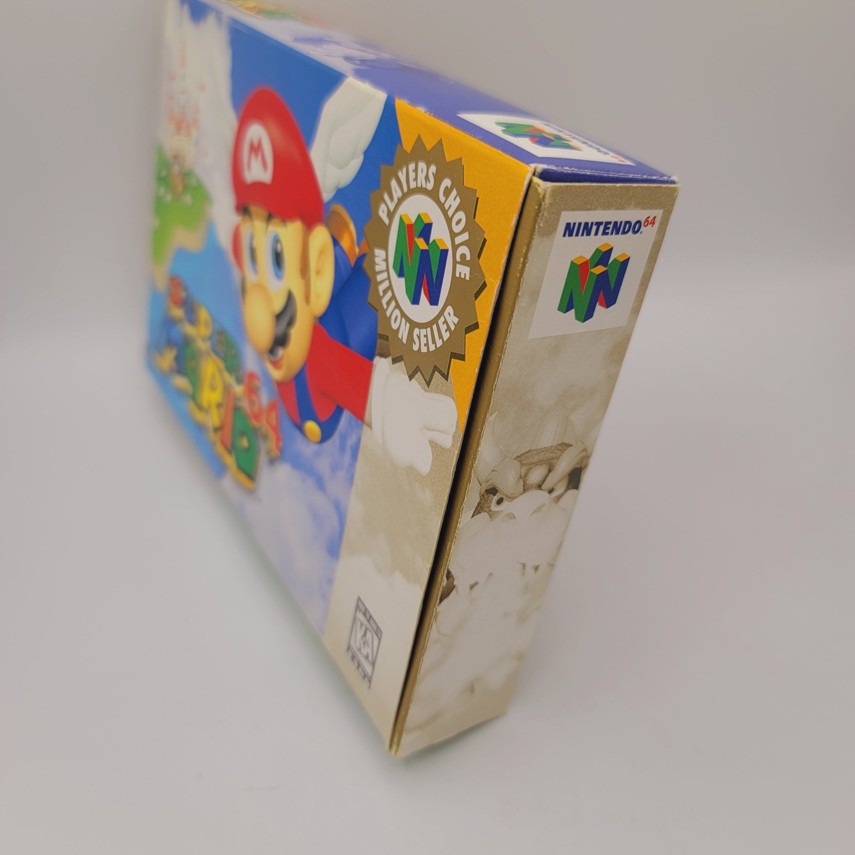 N64 - Super Mario 64 (Complete in Box / Player's Choice / A- / With Manual)