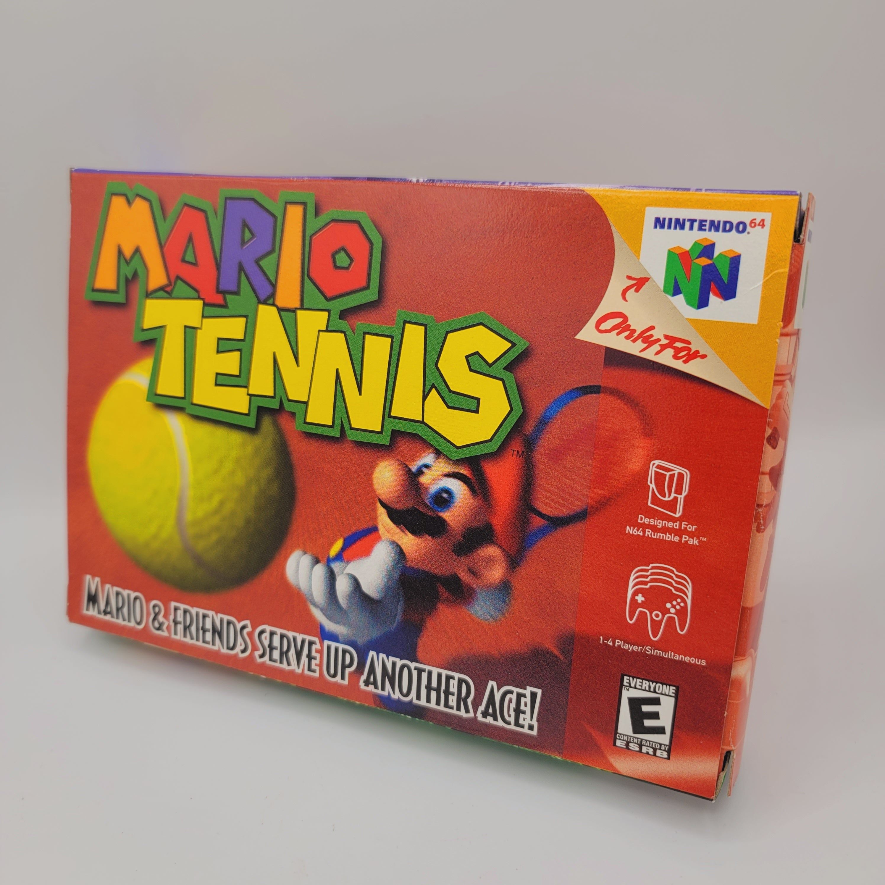 N64 - Mario Tennis (Complete in Box / A+ / With Manual)