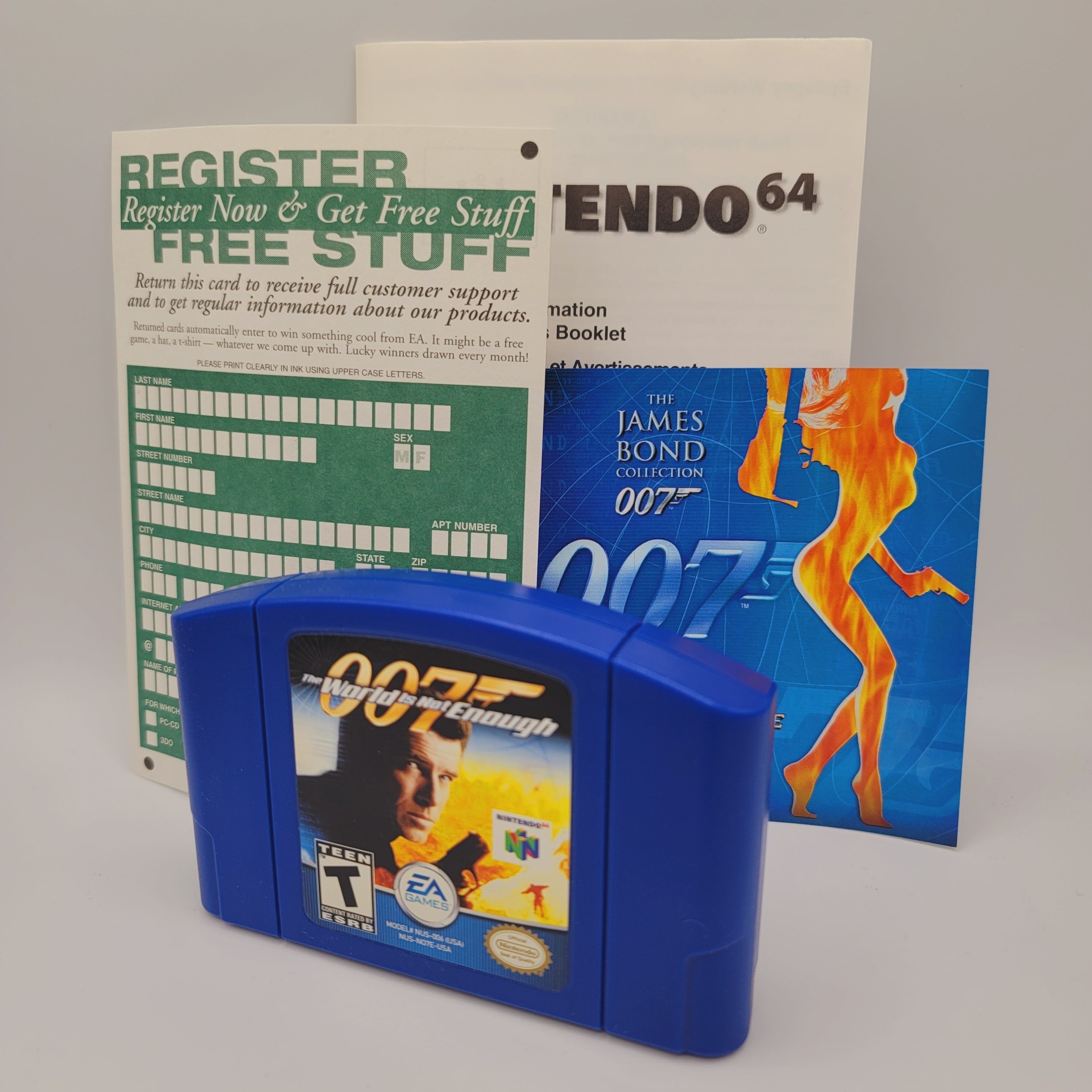 N64 - 007 The World is Not Enough (Complete in Box / A / With Manual)