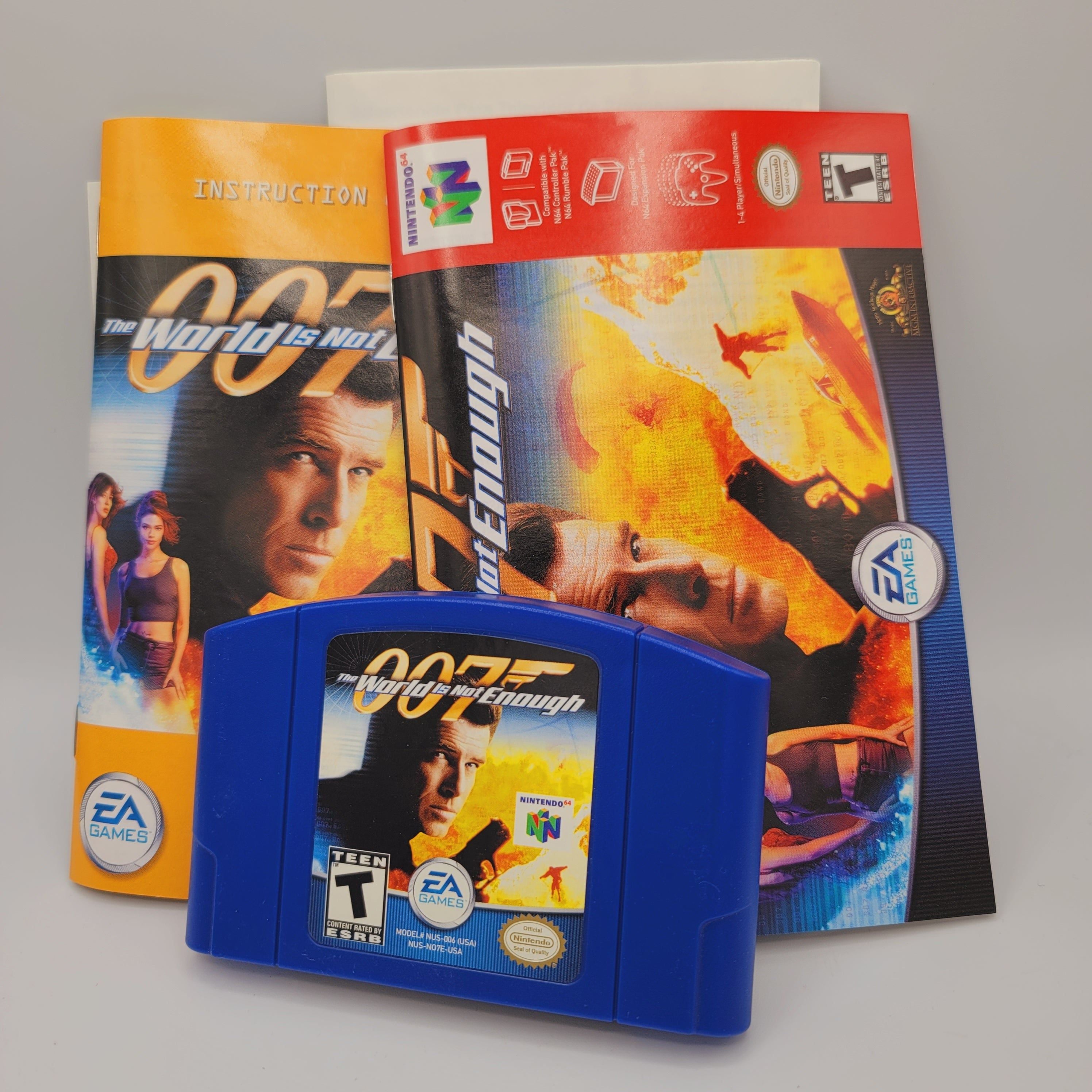 N64 - 007 The World is Not Enough (Complete in Box / A / With Manual)