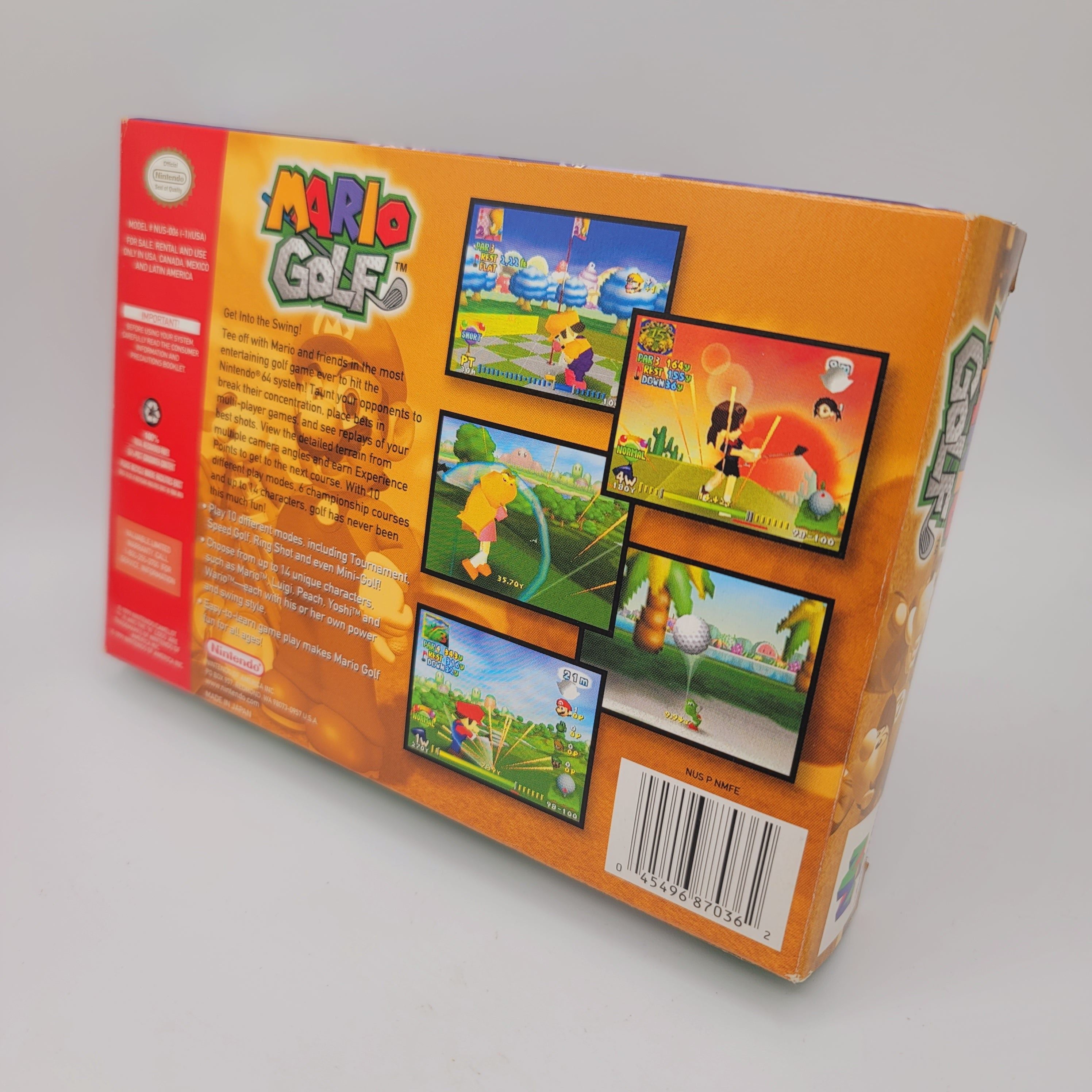 N64 - Mario Golf (Complete in Box / A / With Manual)
