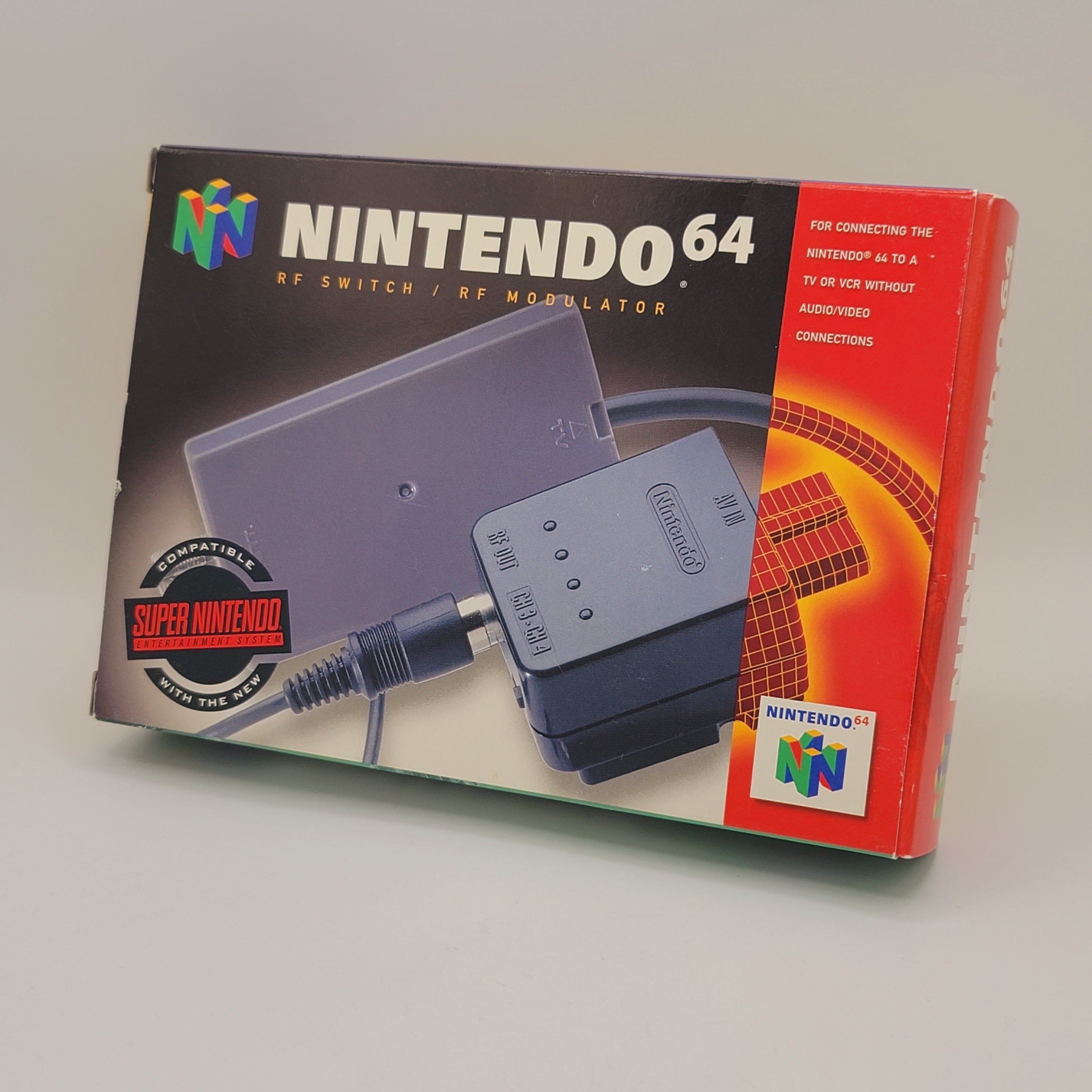 Nintendo 64 RF Switch / RF Modulateur (Complet dans la boîte / A / Pas de manuel)
