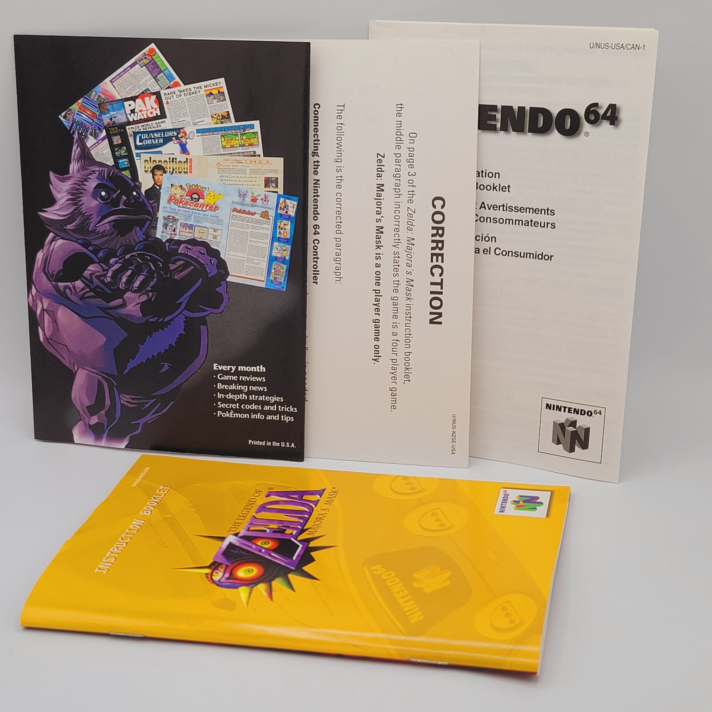 N64 - The Legend of Zelda Majora's Mask Edition Collector (Complet en Boite / A- / Avec Manuel)