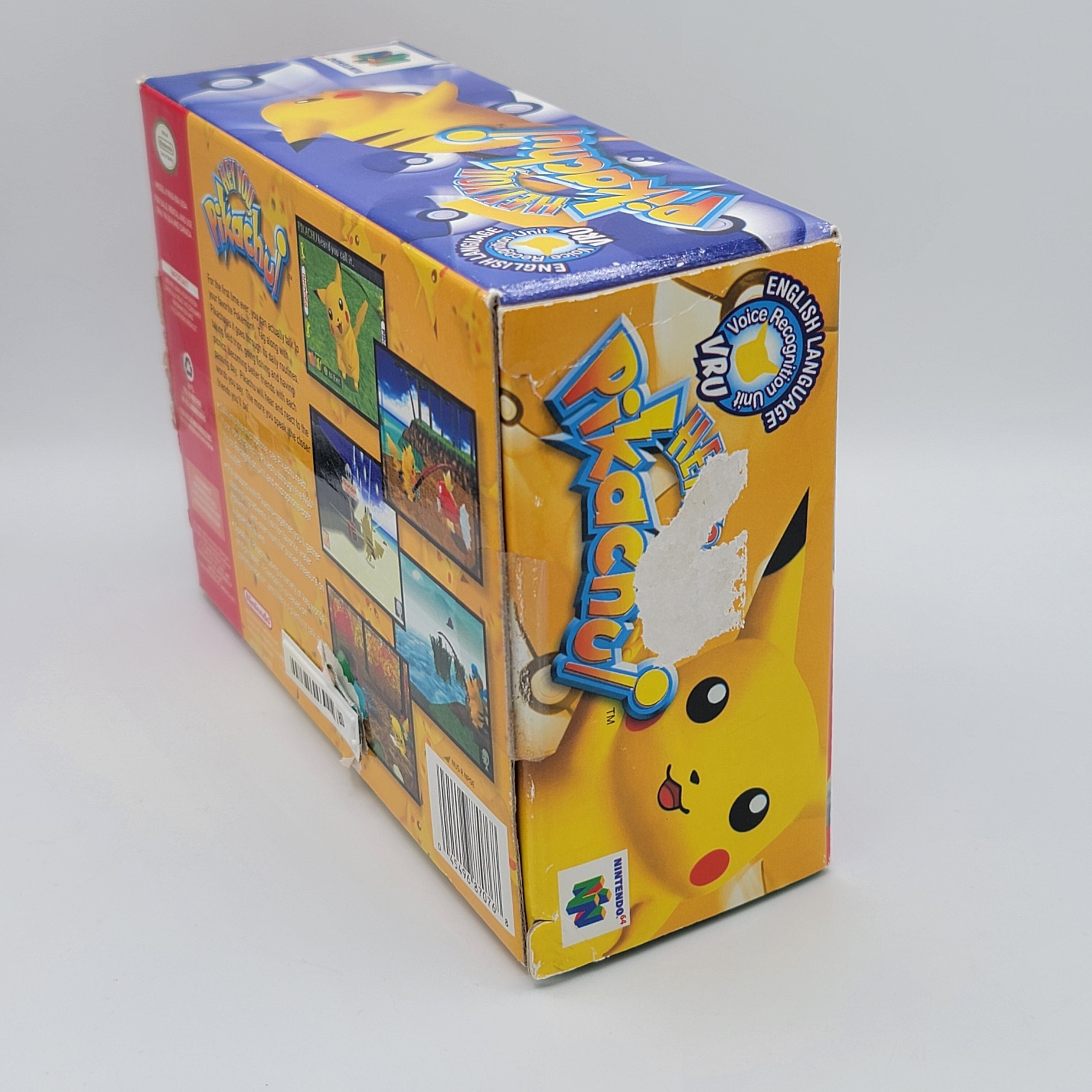 N64 - Hey You Pikachu (Complete in Box / B / With Manual / No Controller Clip or Mic Foam)