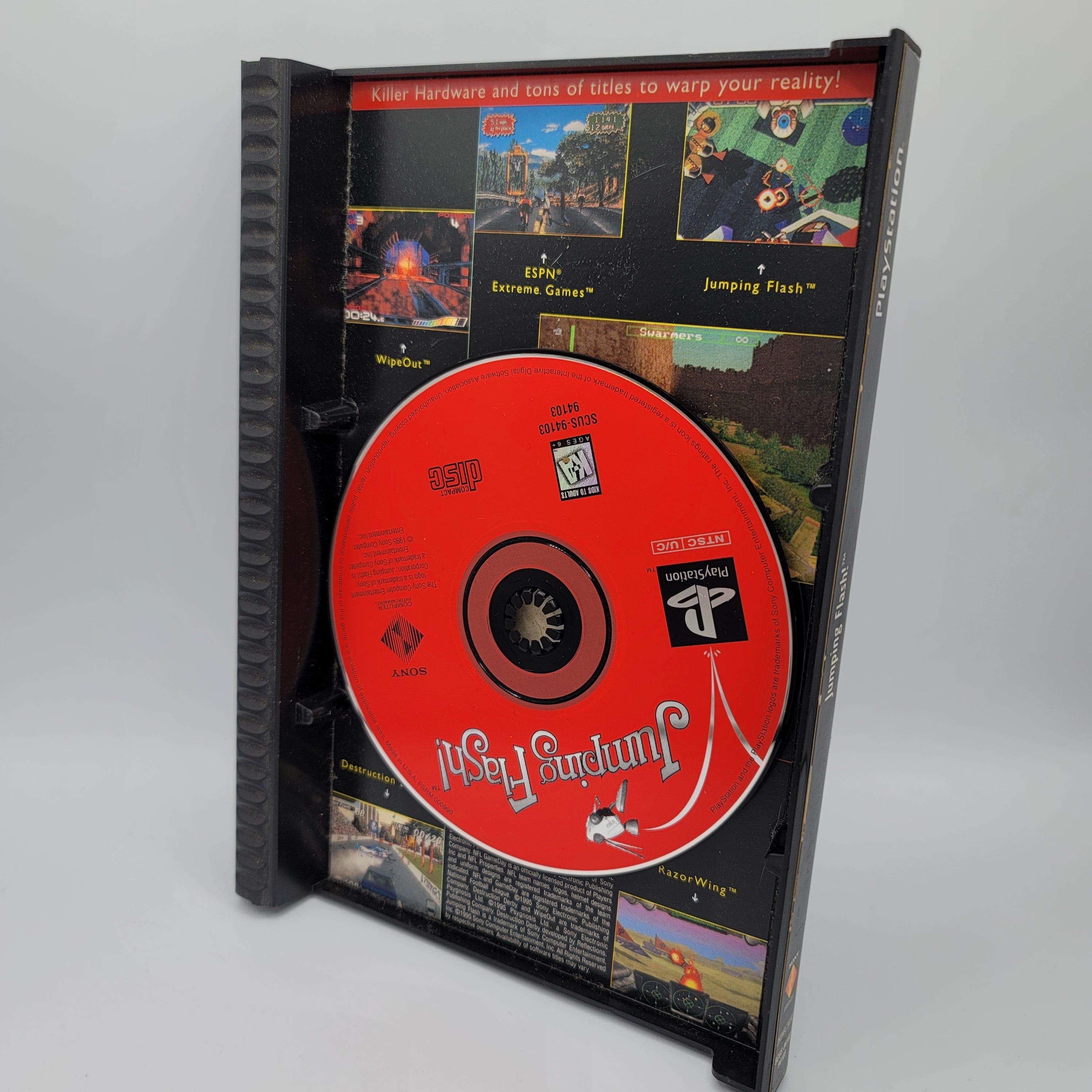 PS1 - Jumping Flash! (Long Box / Loose Clasps)