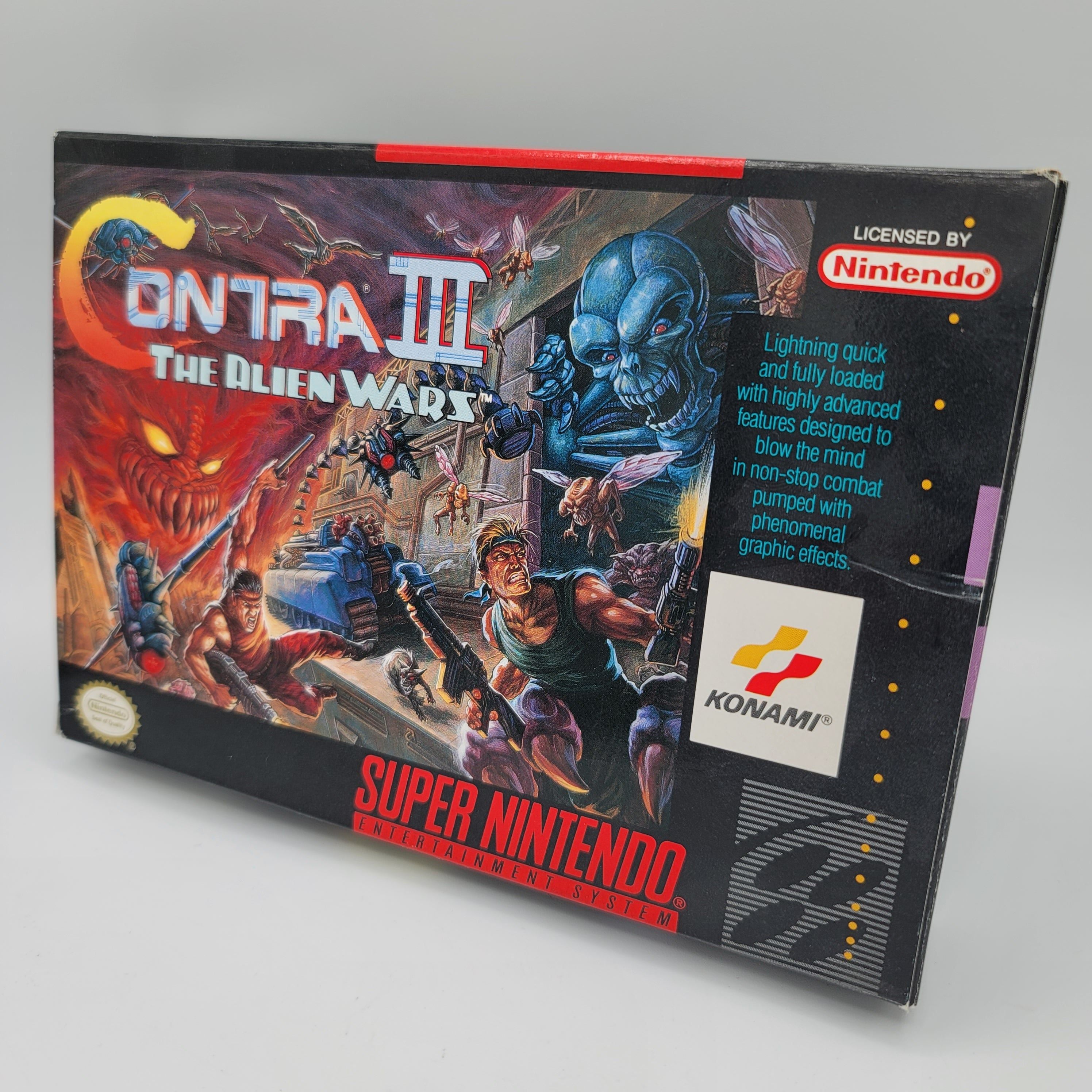 SNES - Contra III The Alien Wars (Complete in Box / A / With Manual)